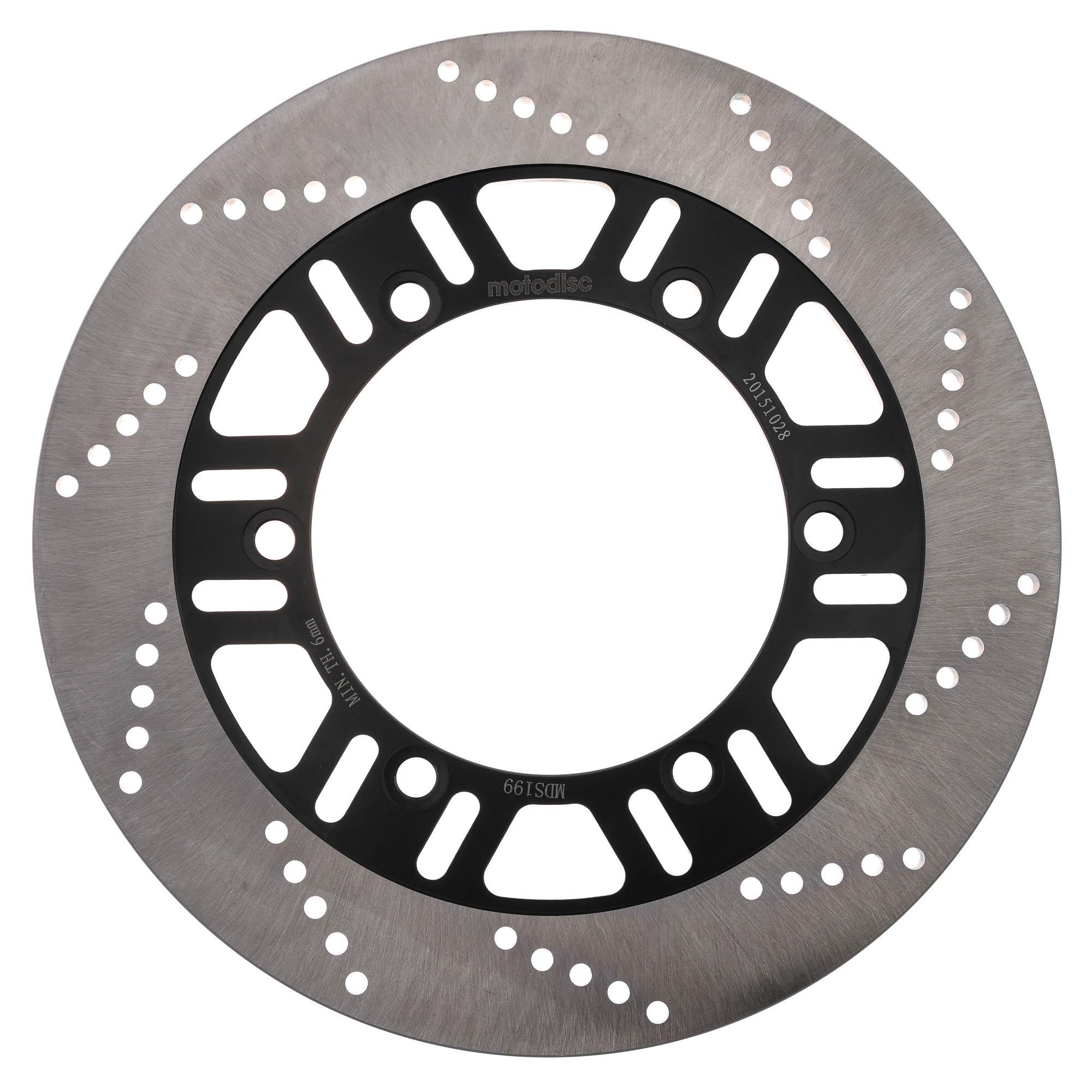 Mtx Performance Rear Solid Round Brake Disc - Kawasaki Gtr1000 1986-2003