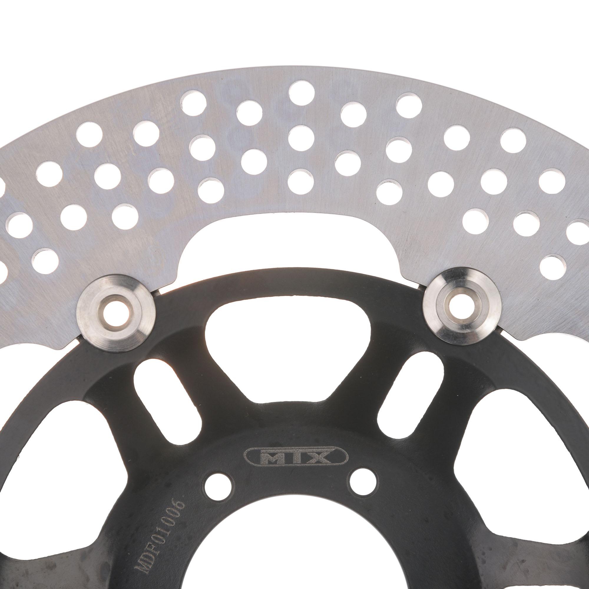 MTX Performance Front Floating Round Brake Disc - Honda NSR 250 1988-94 image 2
