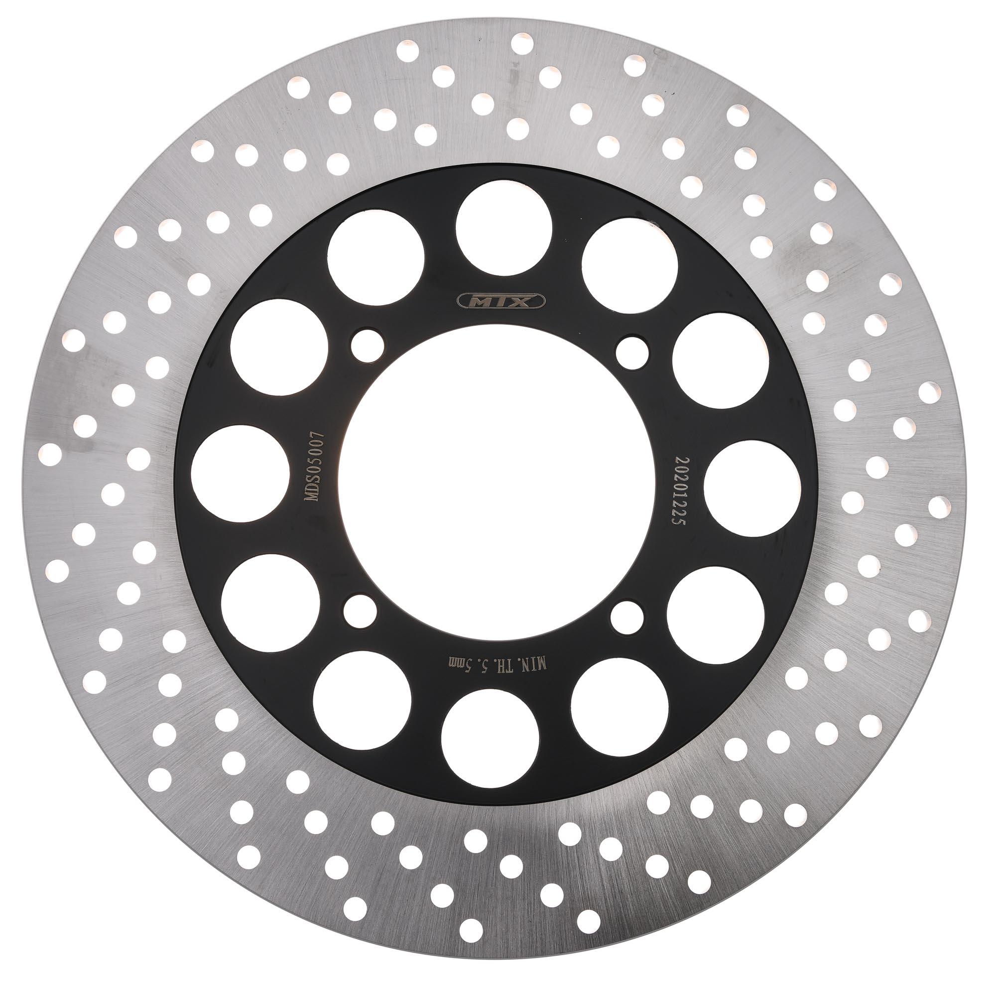 Mtx Performance Rear Solid Round Brake Disc - Suzuki Gs500 E 1989-2002