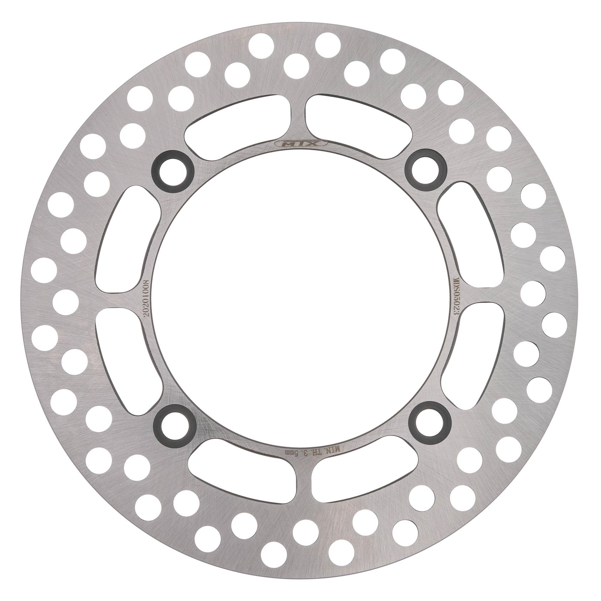 MTX Performance Rear Solid Round Brake Disc - Suzuki DR-Z250 2001-07