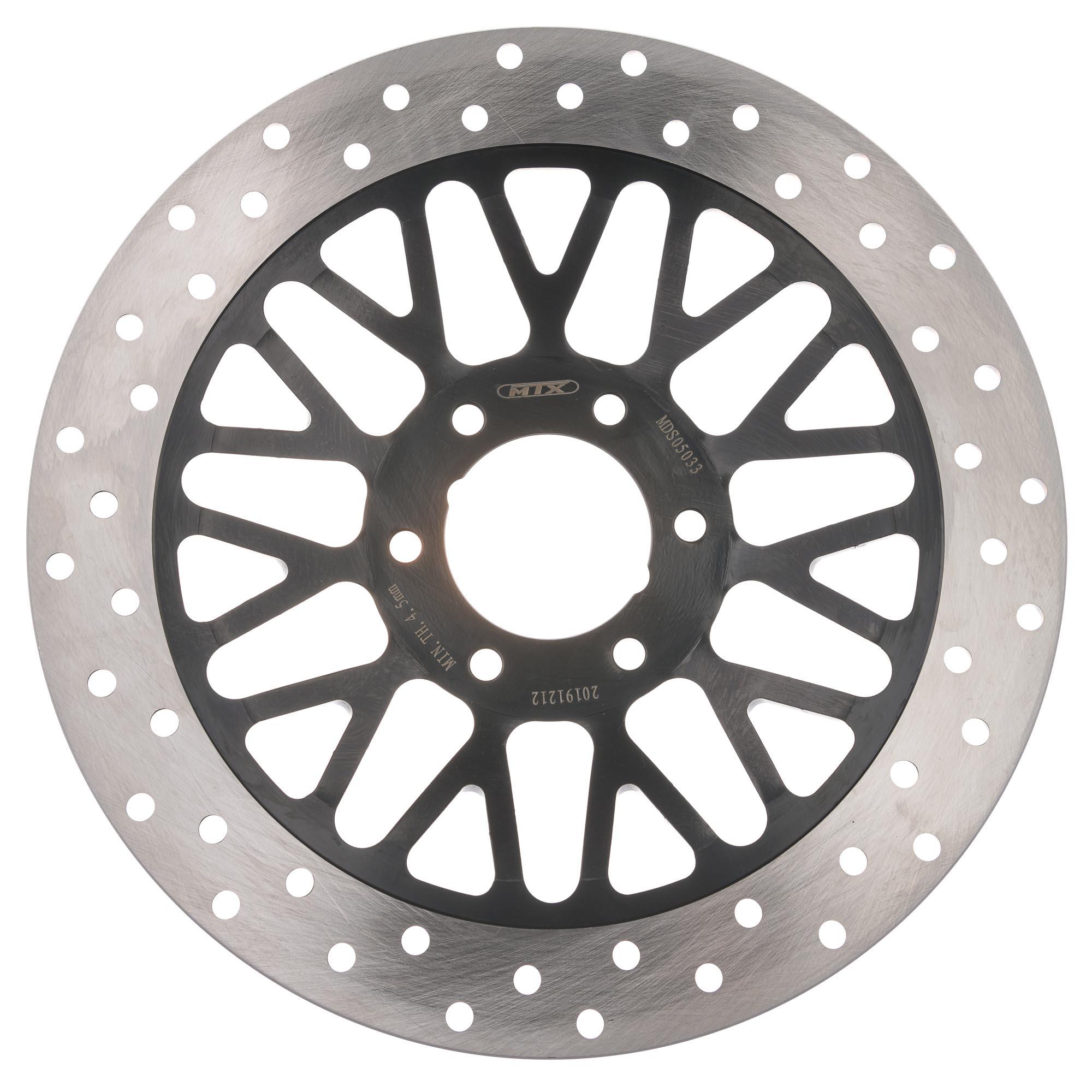Mtx Performance Front Solid Round Brake Disc - Suzuki Gz250 Maurauder 2002-08