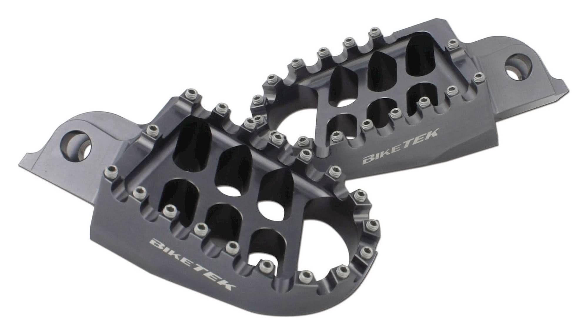 BikeTek Wide Foot Pegs - Suzuki RMZ250 2007-09