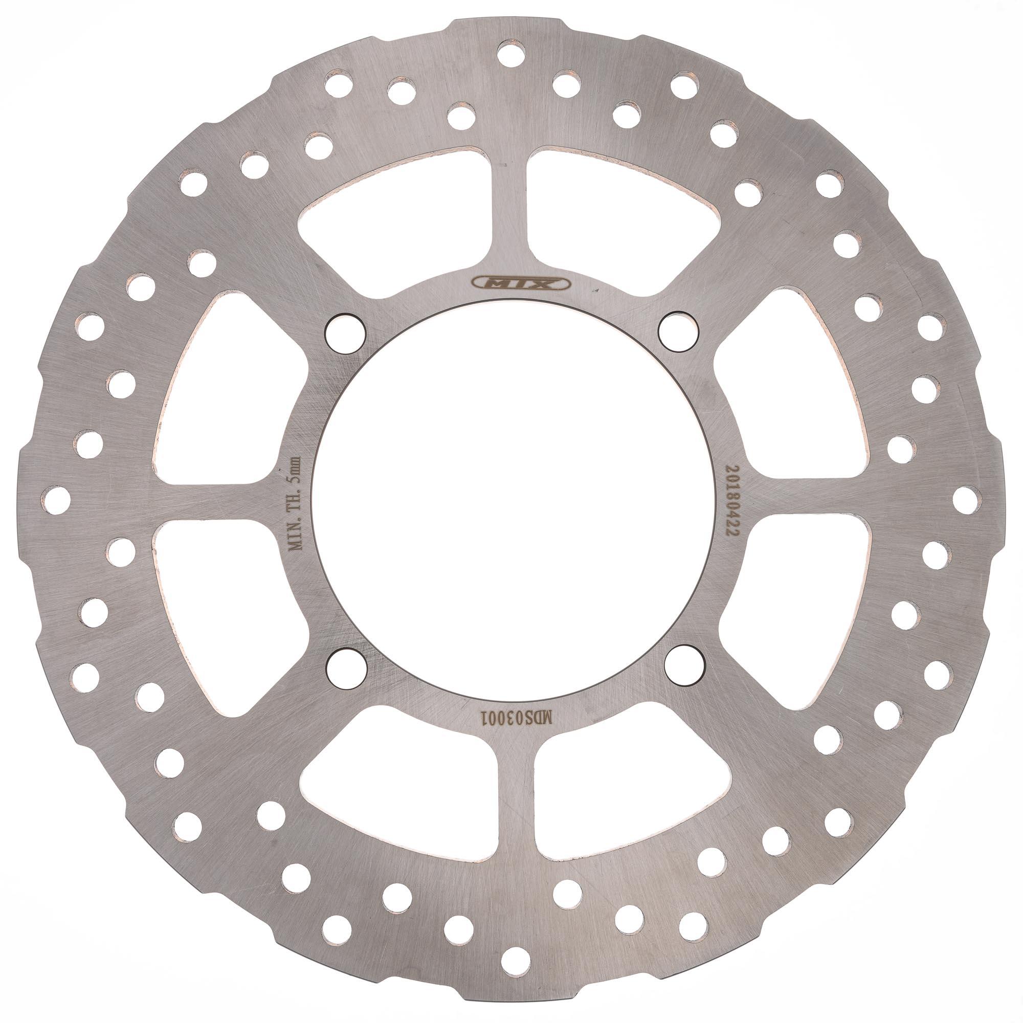Mtx Performance Rear Solid Wavy Brake Disc - Kawasaki Gtr1400 2007-18