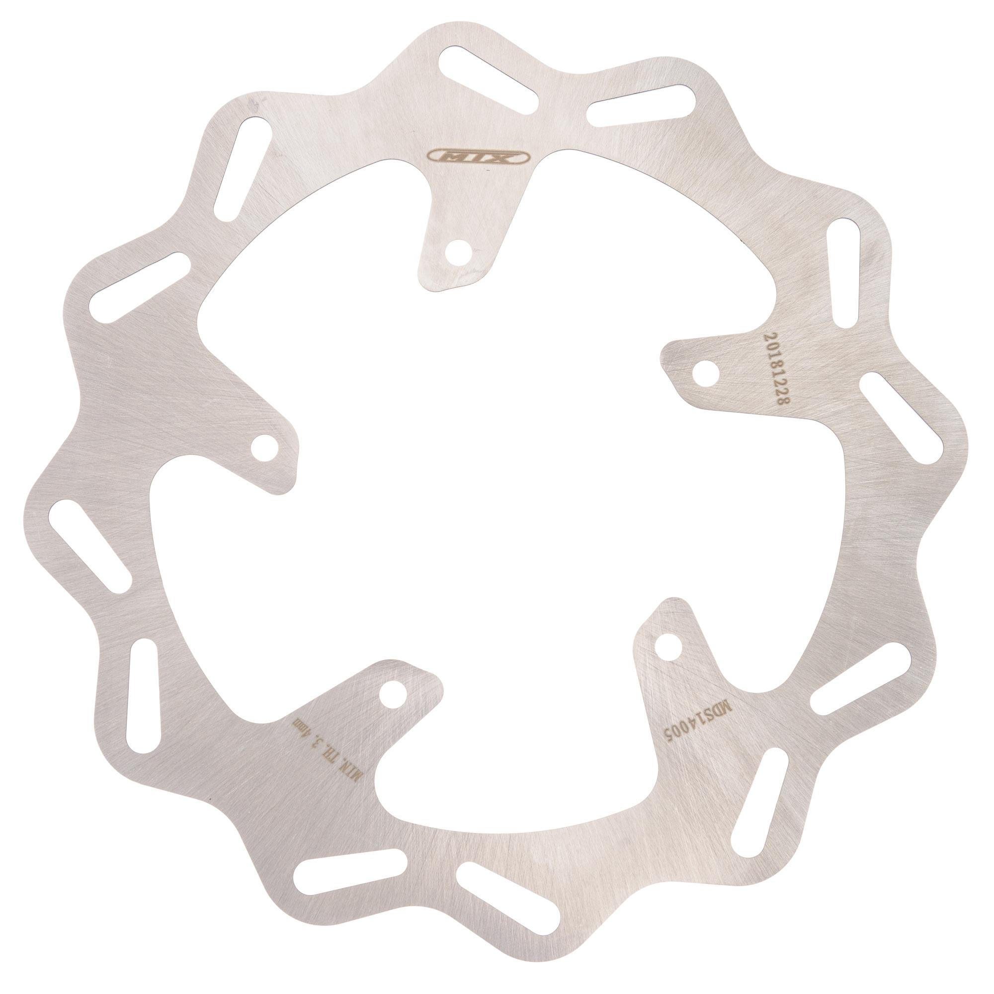 MTX Performance Rear Solid Wavy Brake Disc - Aprilia SXV450 Supermoto 2006-13