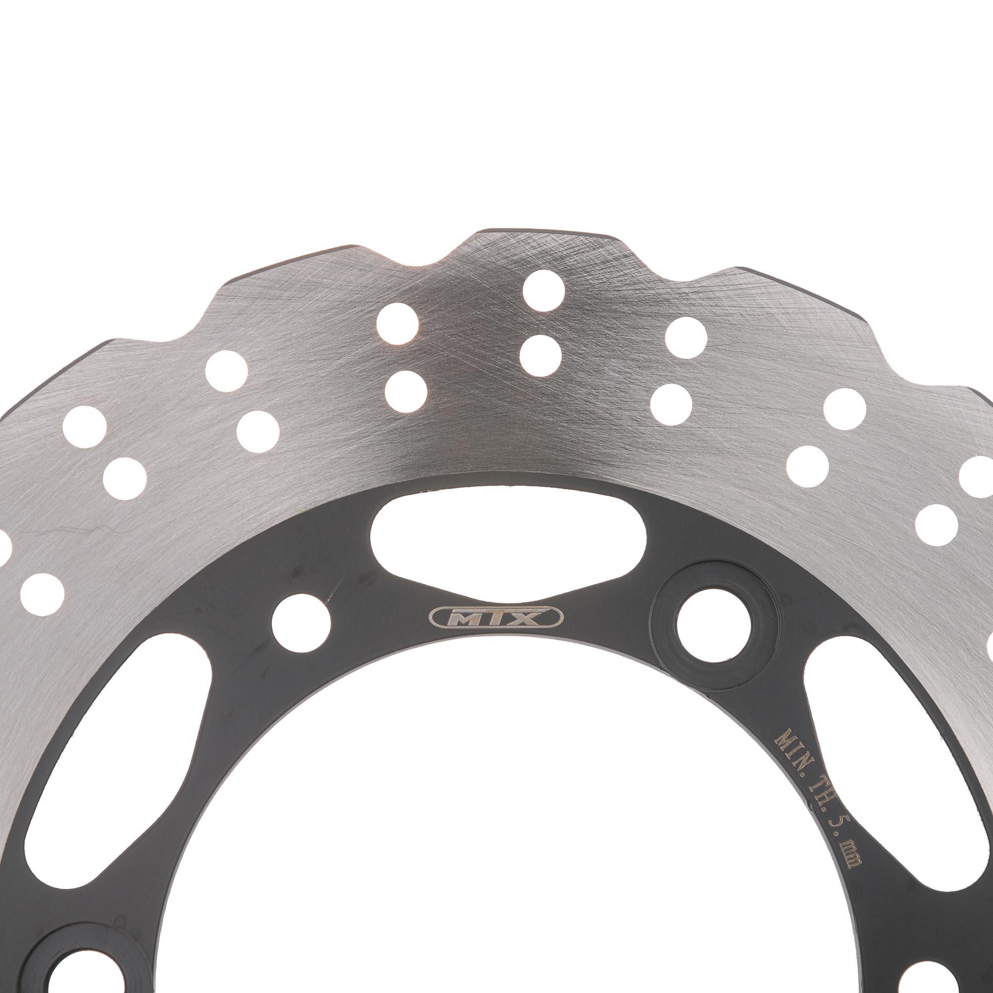 MTX Performance Rear Solid Wavy Brake Disc - Kawasaki Ninja 250R 2007-13 image 2