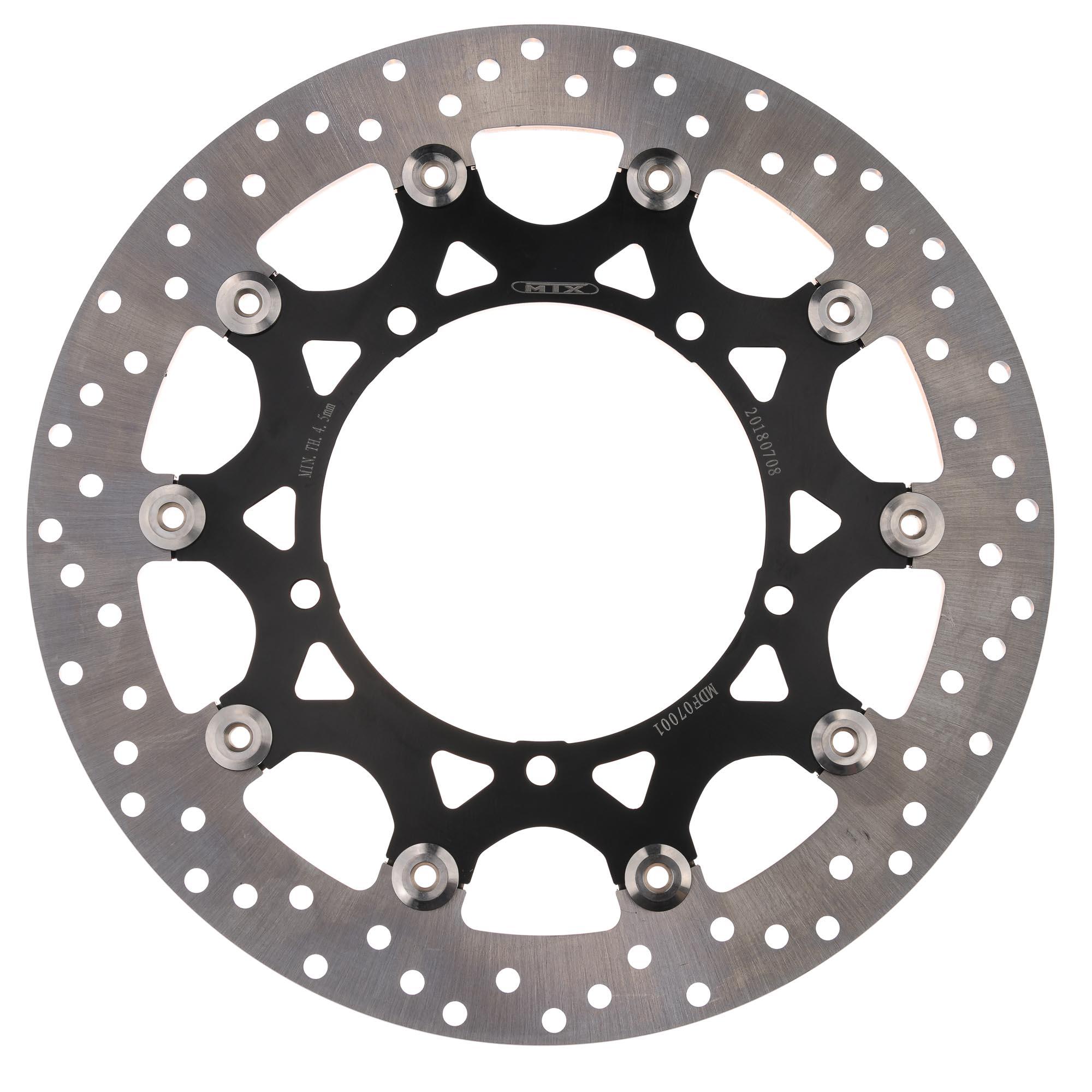 Mtx Performance Front Floating Round Brake Disc - Yamaha Yzf-R1 2007-14