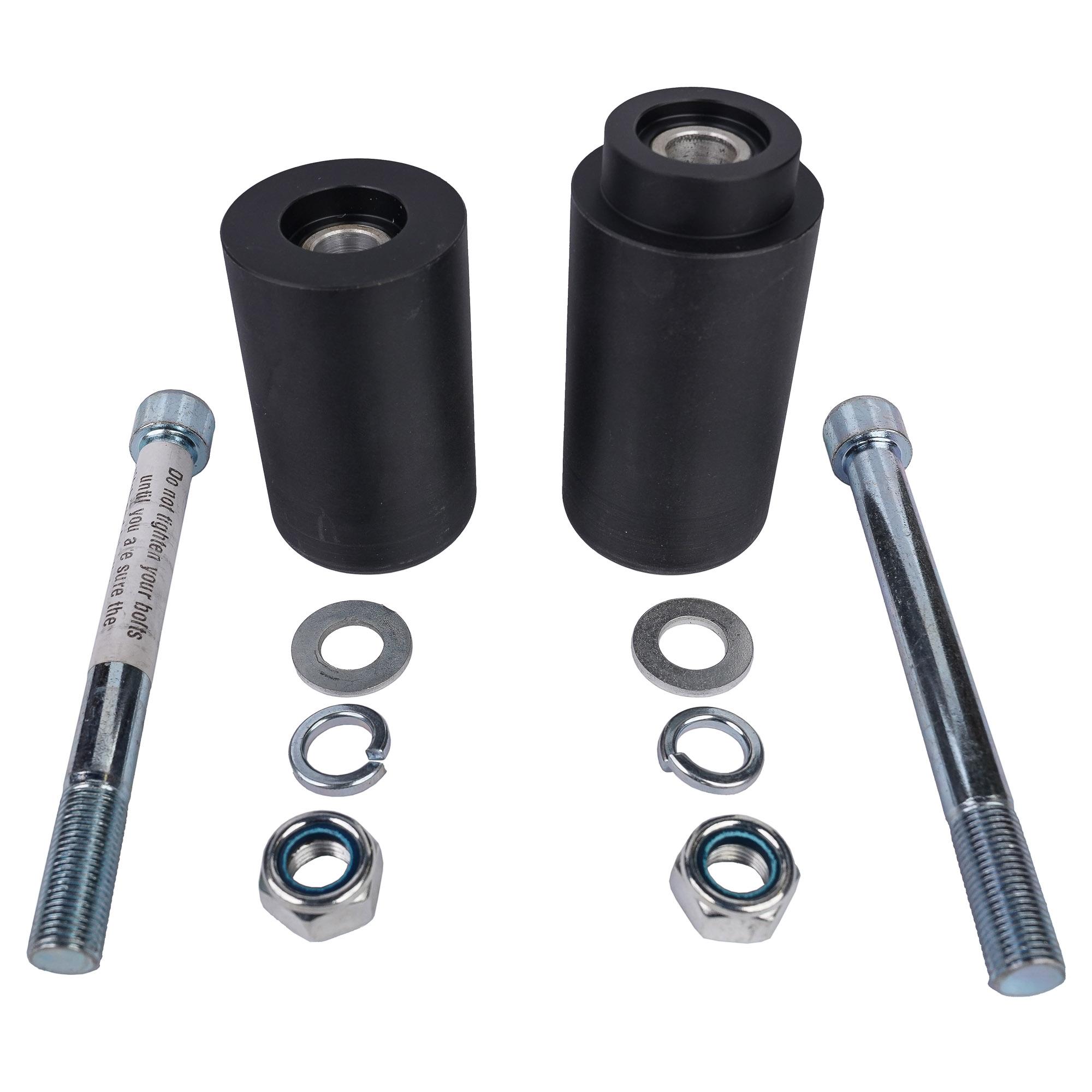 Biketek Black Stp Crash Protectors Set - Kawasaki Zx7r Ninja 1996-2003