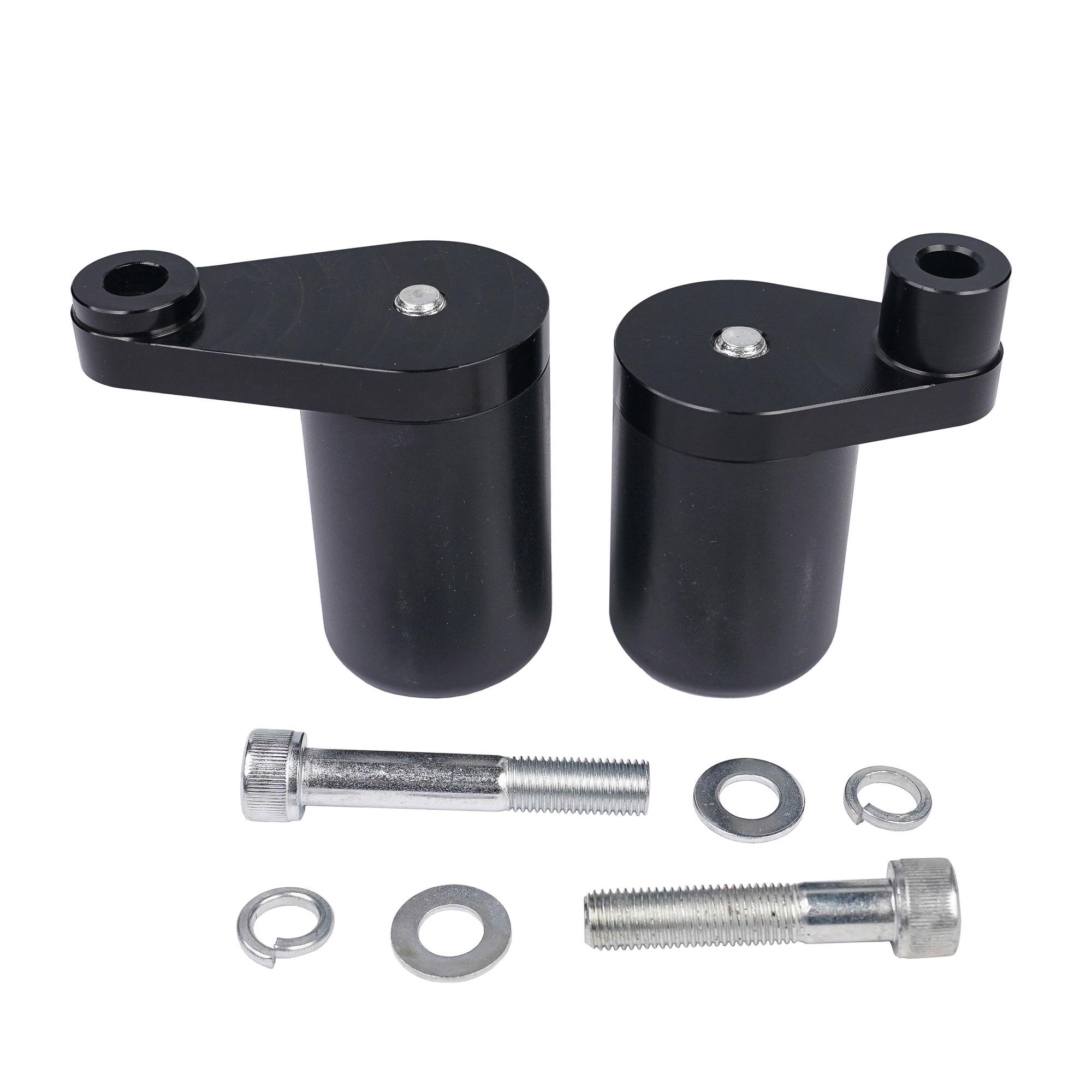 Biketek Black Stp Crash Protectors Set - Yamaha Yzf-R6 2003-05