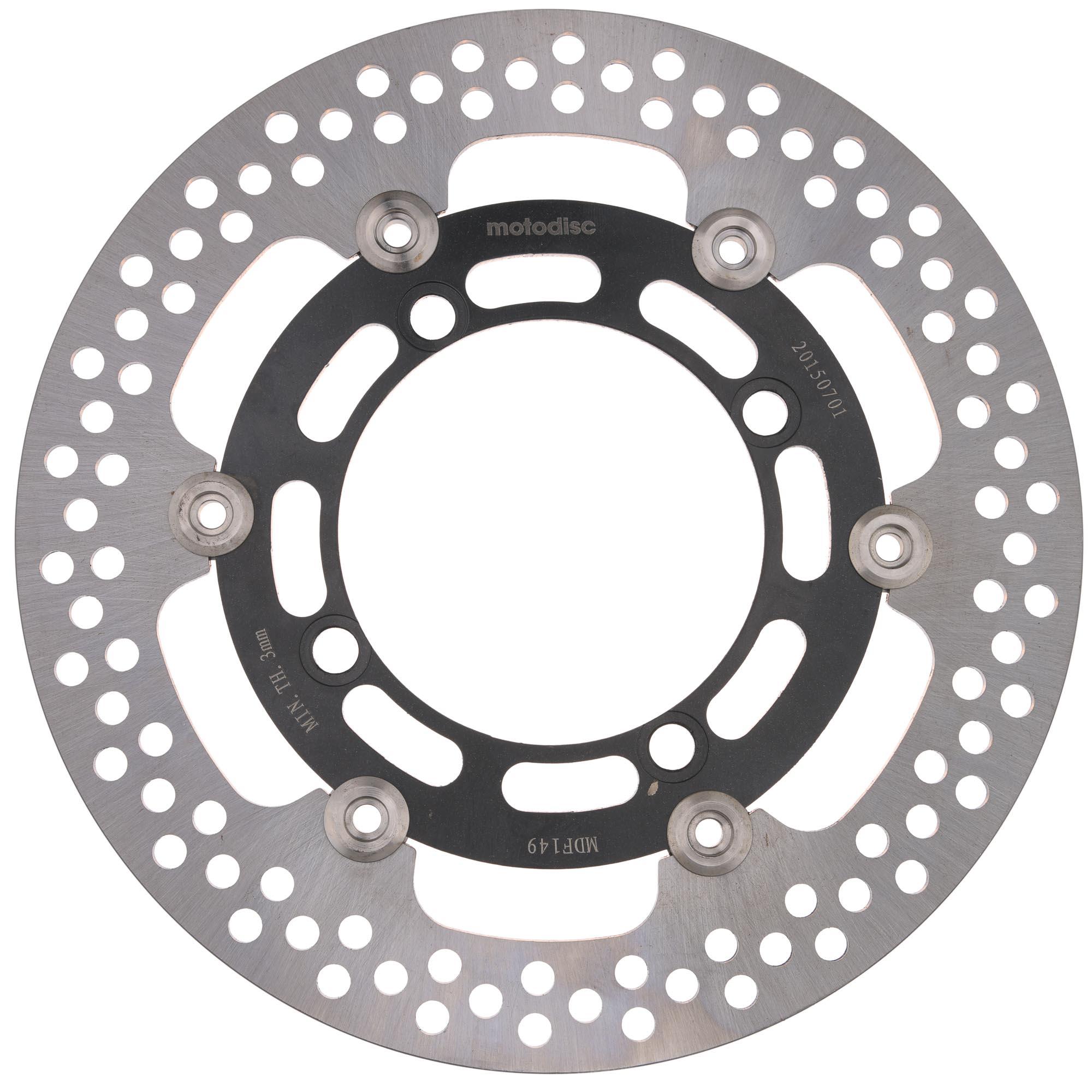 Mtx Performance Front Floating Round Brake Disc - Kawasaki Klx250 D Tracker 1998-2003