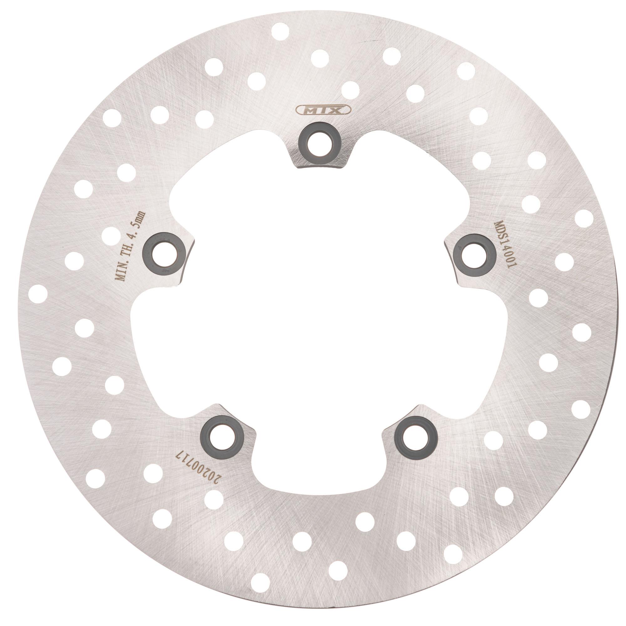 MTX Performance Rear Solid Round Brake Disc - Aprilia Tuono 1000 V4 R 2011-14