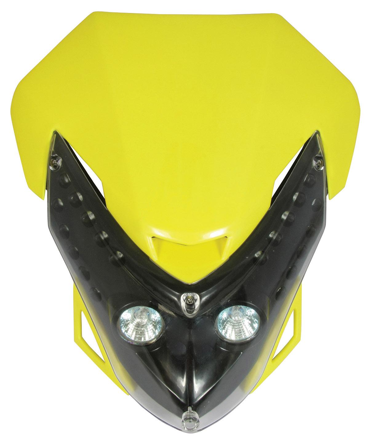 Bike It Yellow Universal Spectre Fairing Headlight