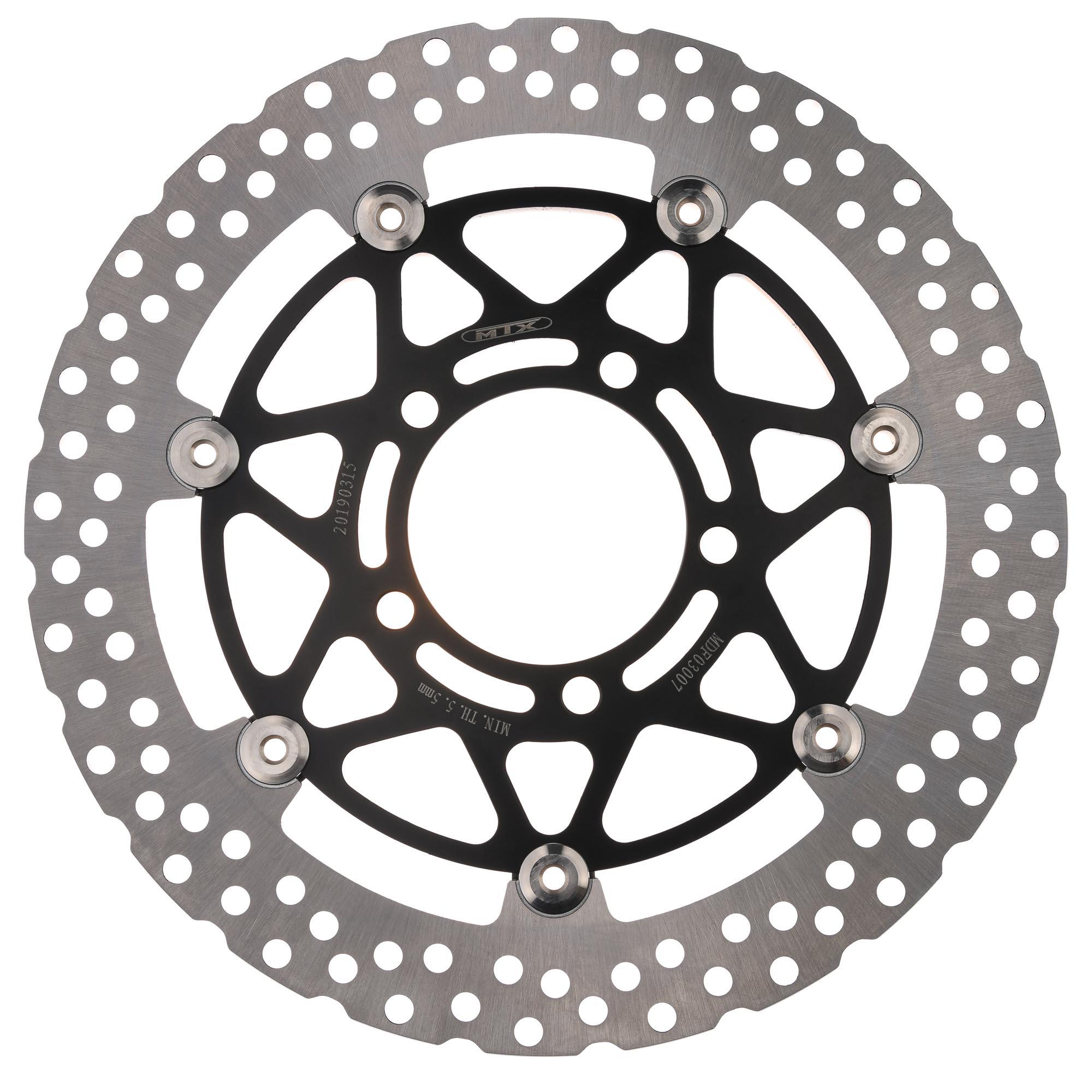 Mtx Performance Front Floating Wavy Brake Disc - Kawasaki Zx-6R 2007-16