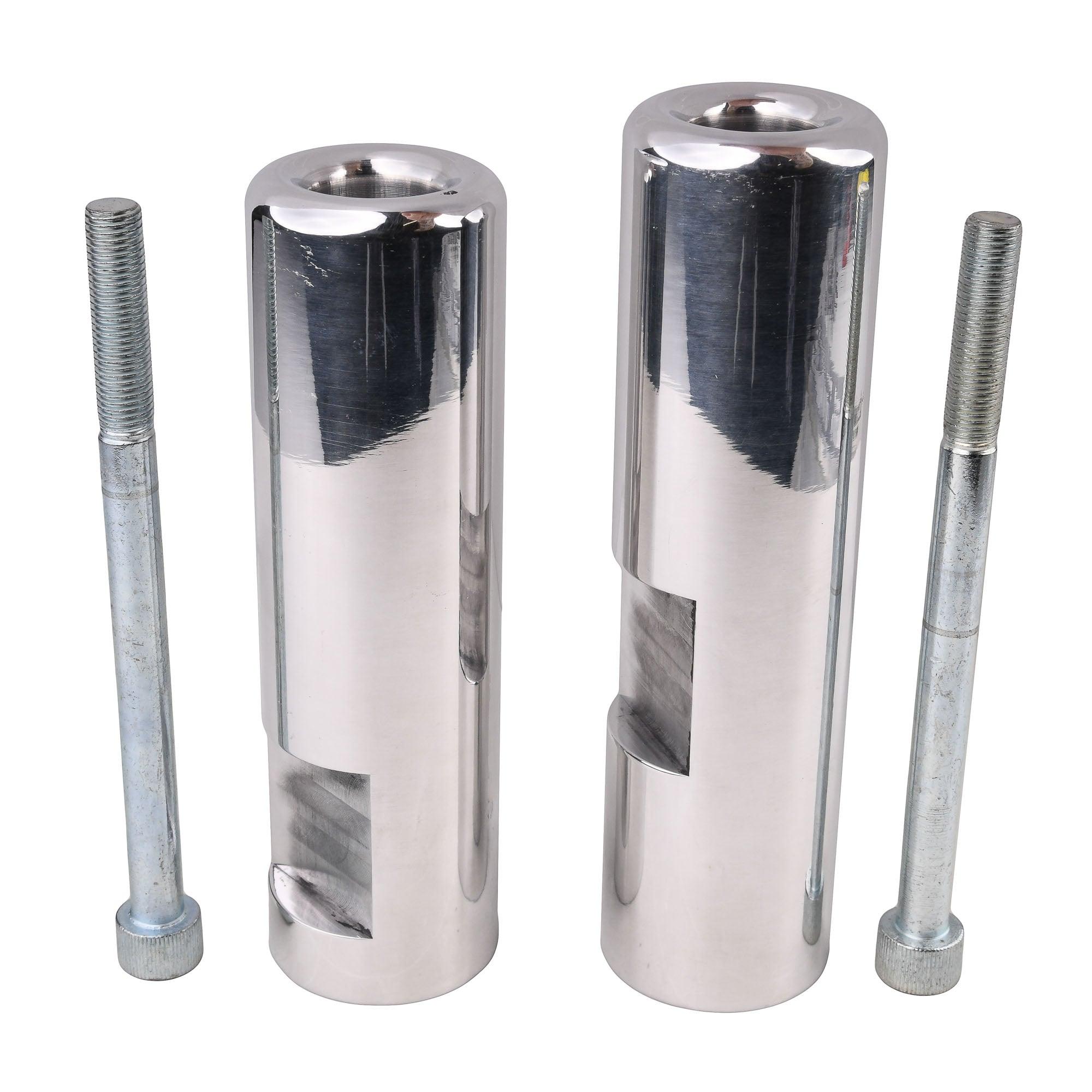 8504709 - BikeTek Aluminium Crash Protectors Set - Kawasaki ZZ-R 1400 ZX-14 2006-18