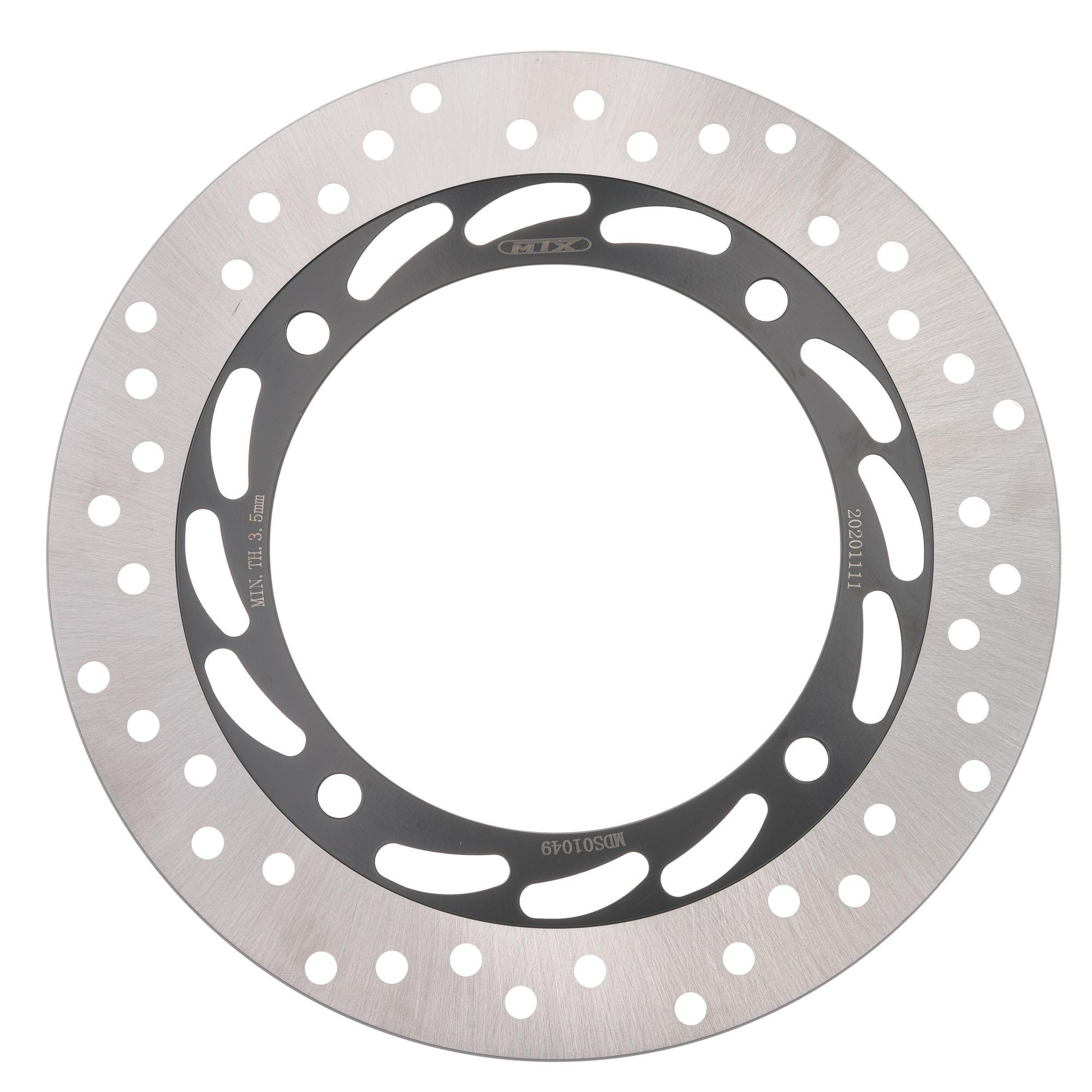 MTX Performance Front Solid Round Brake Disc - Honda NX650 Dominator 1988-2001