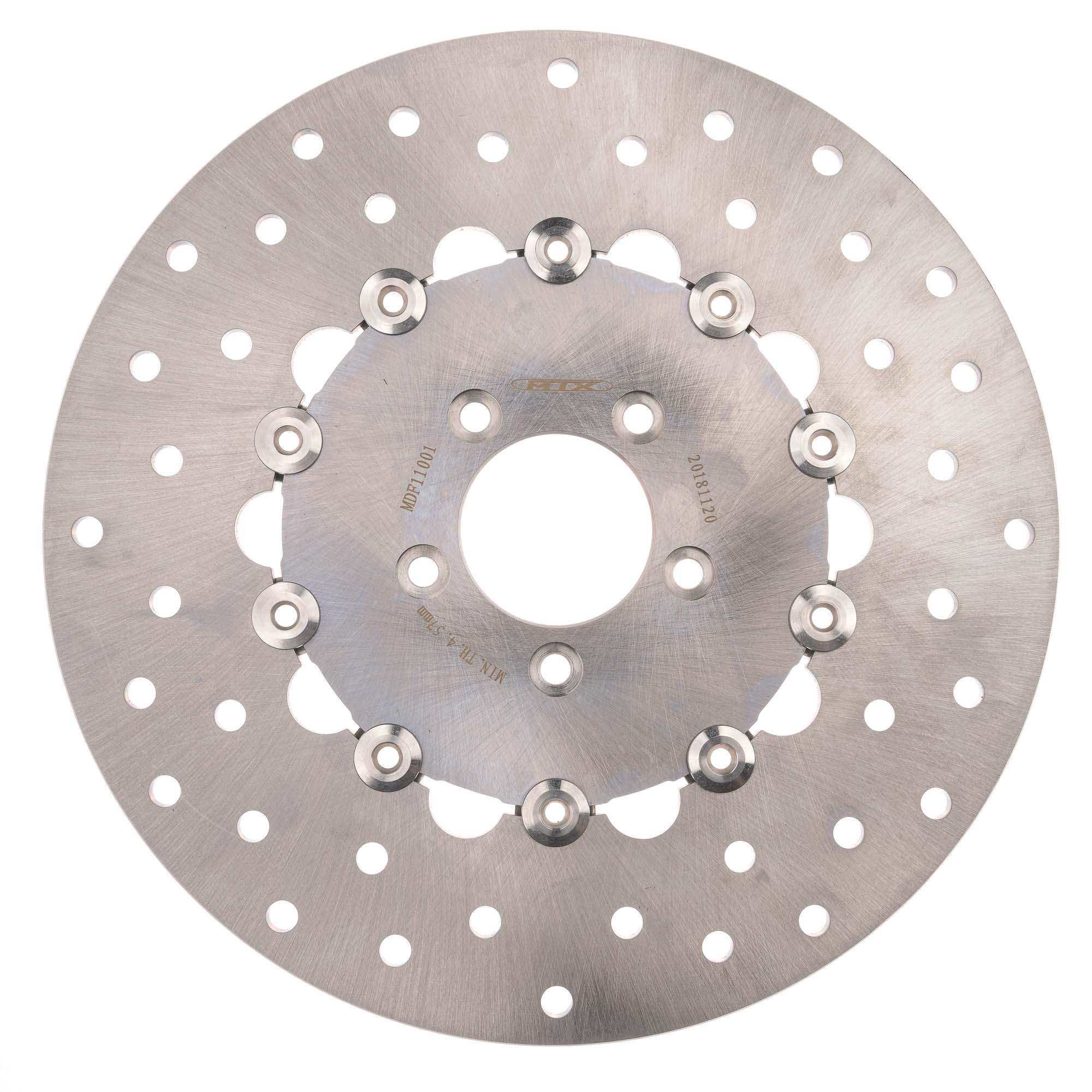 Mtx Performance Front Floating Round Brake Disc - Harley Davidson Fxdb Street Bob 2007-17