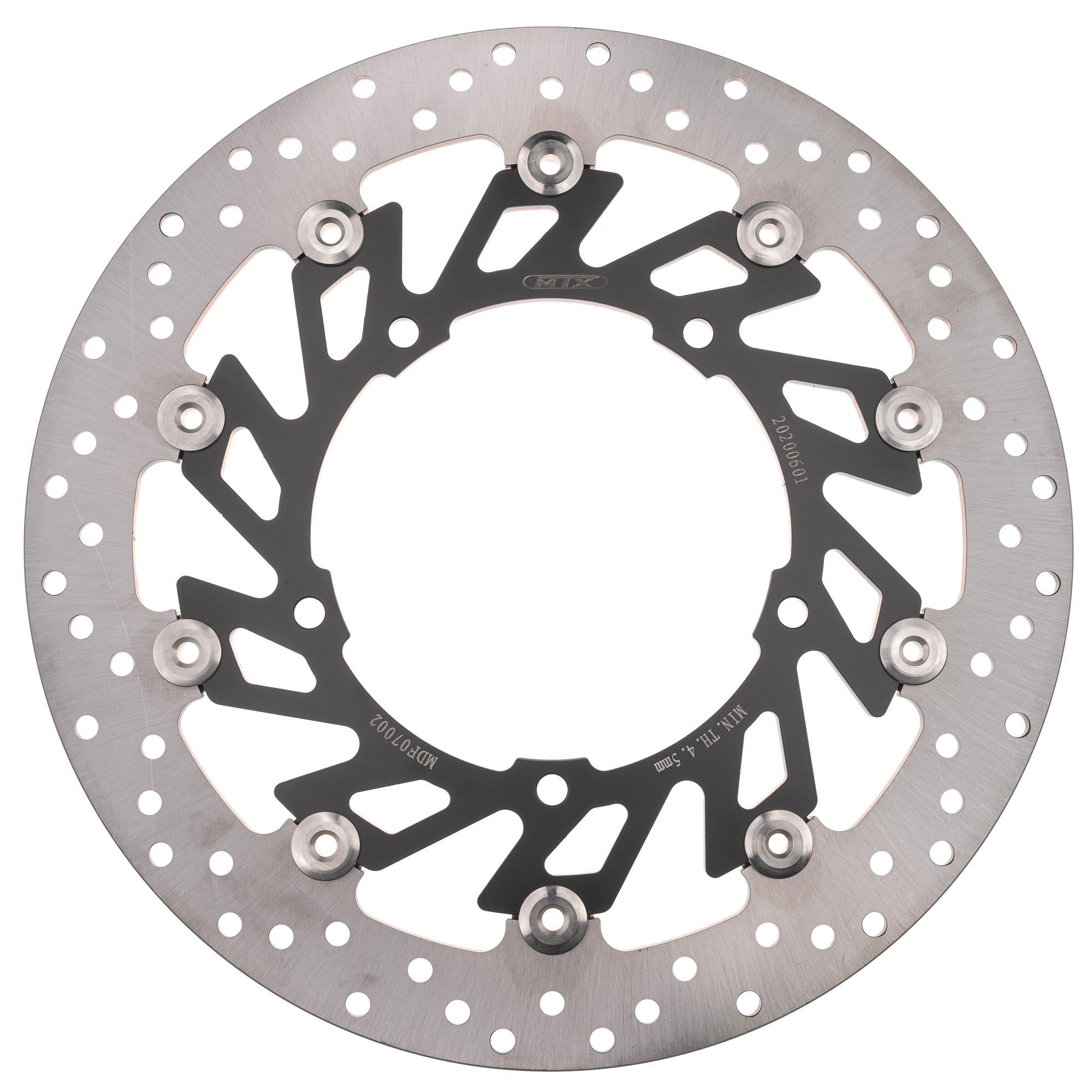 Mtx Performance Front Floating Round Brake Disc - Yamaha Yzf-R1 2007-14