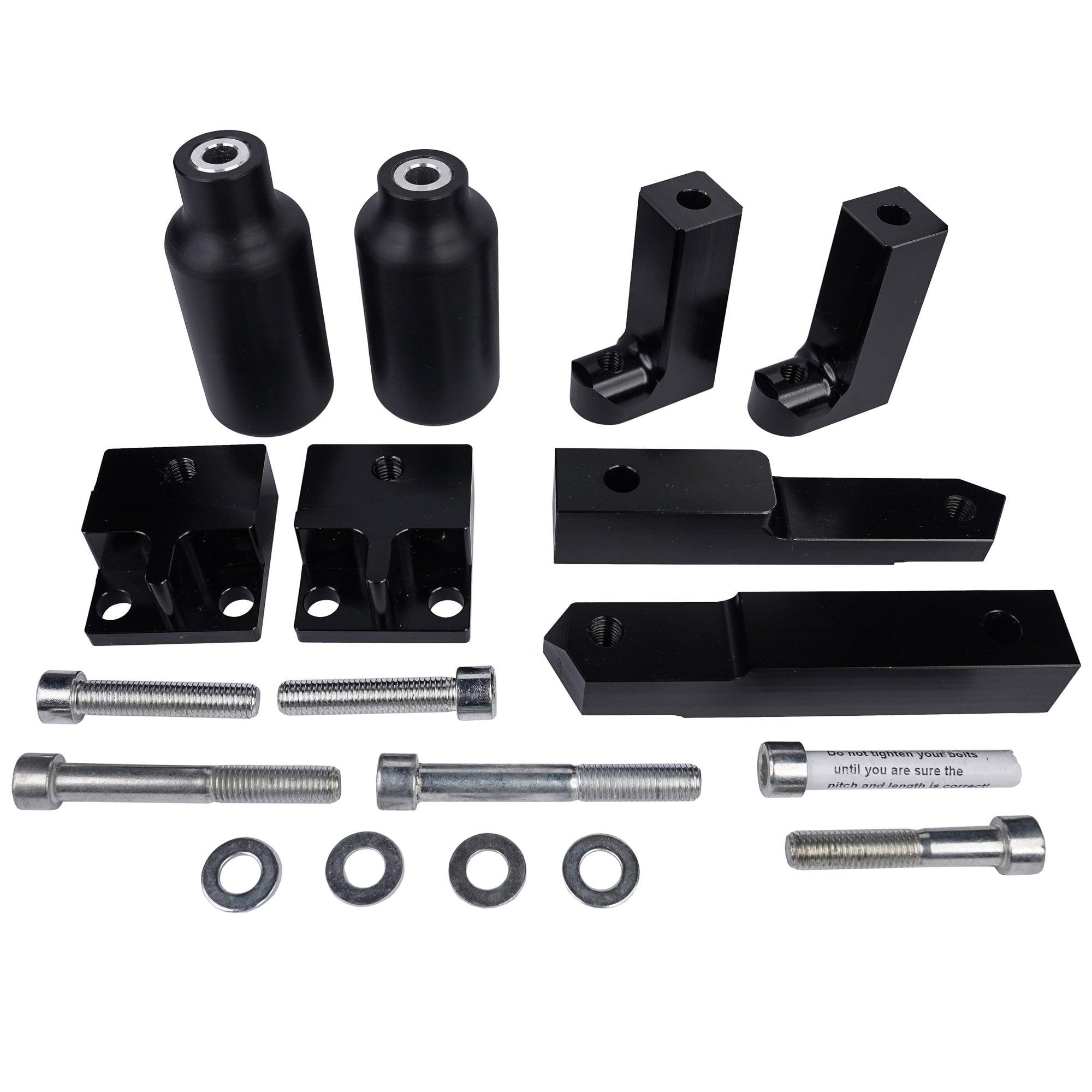 Biketek Black 7504330 - Stp Crash Protectors Set - Kawasaki Ninja 300 2013-18