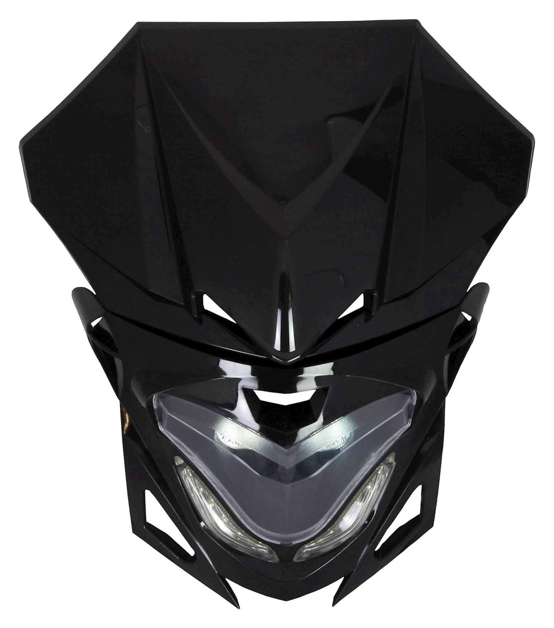 Bike It Black Universal Transformer 12V 20W Fairing Headlight