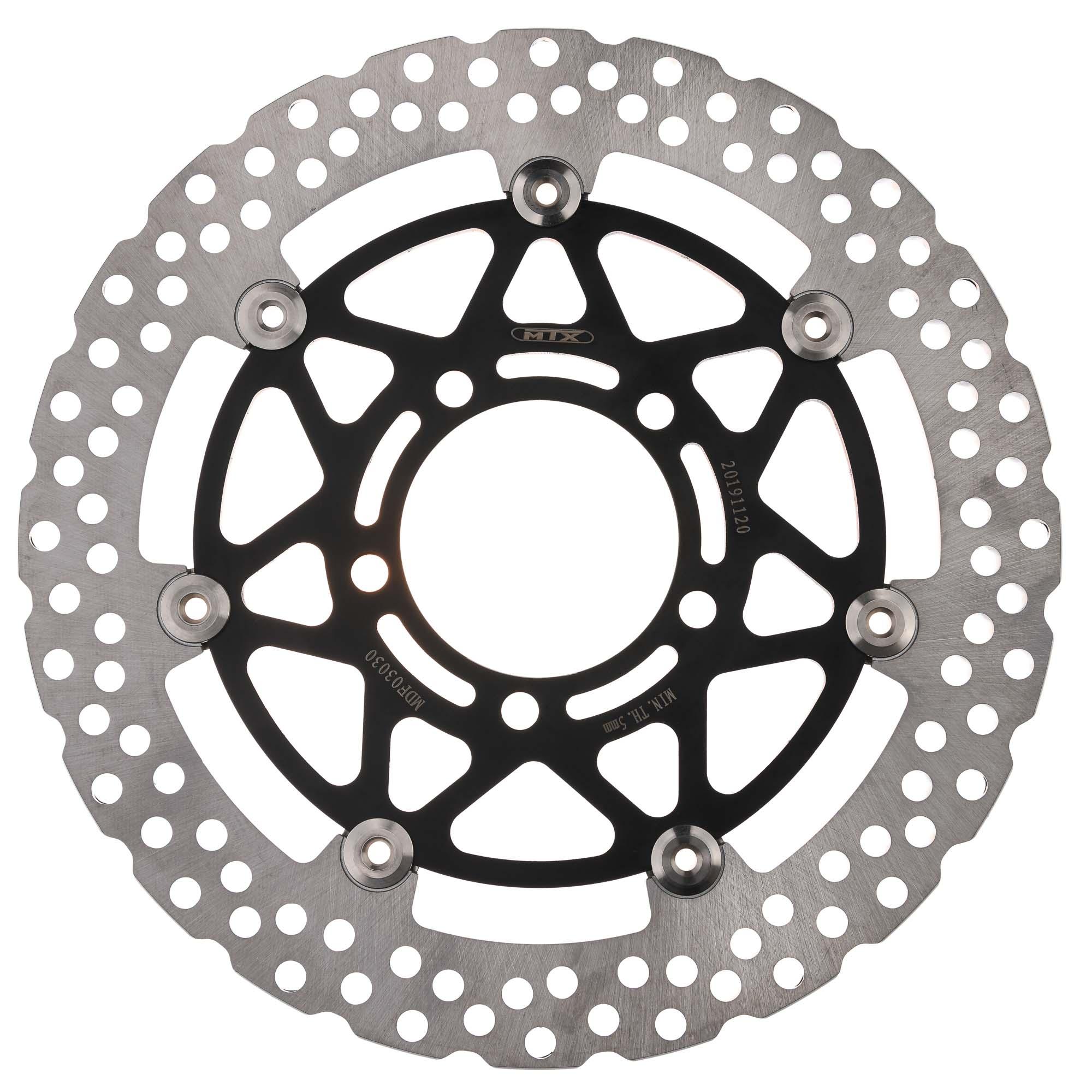 Mtx Performance Front Floating Wavy Brake Disc - Kawasaki Zx-10R Ninja 2008-15