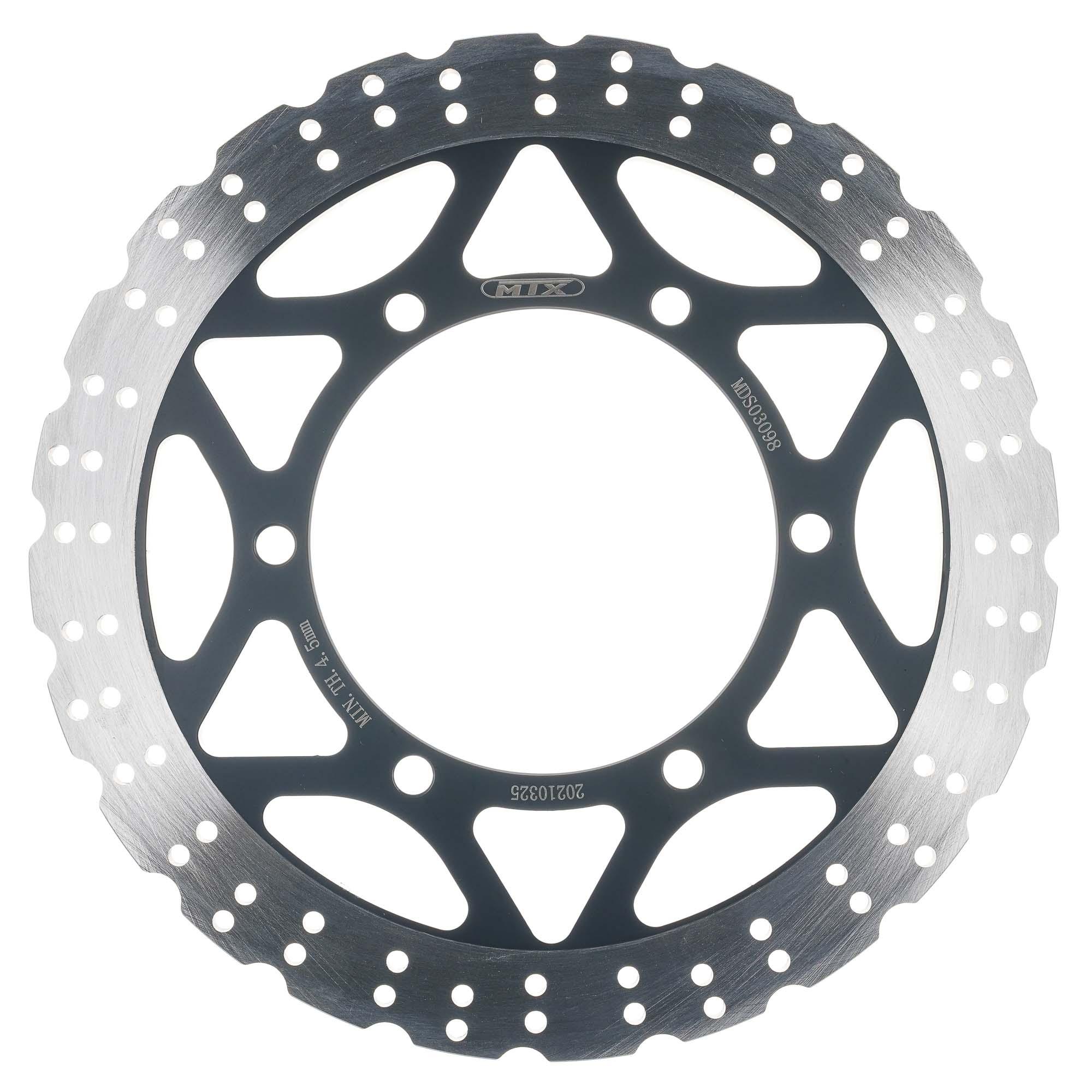 Mtx Performance Front Solid Wavy Brake Disc - Kawasaki Ninja 250R 2007-13