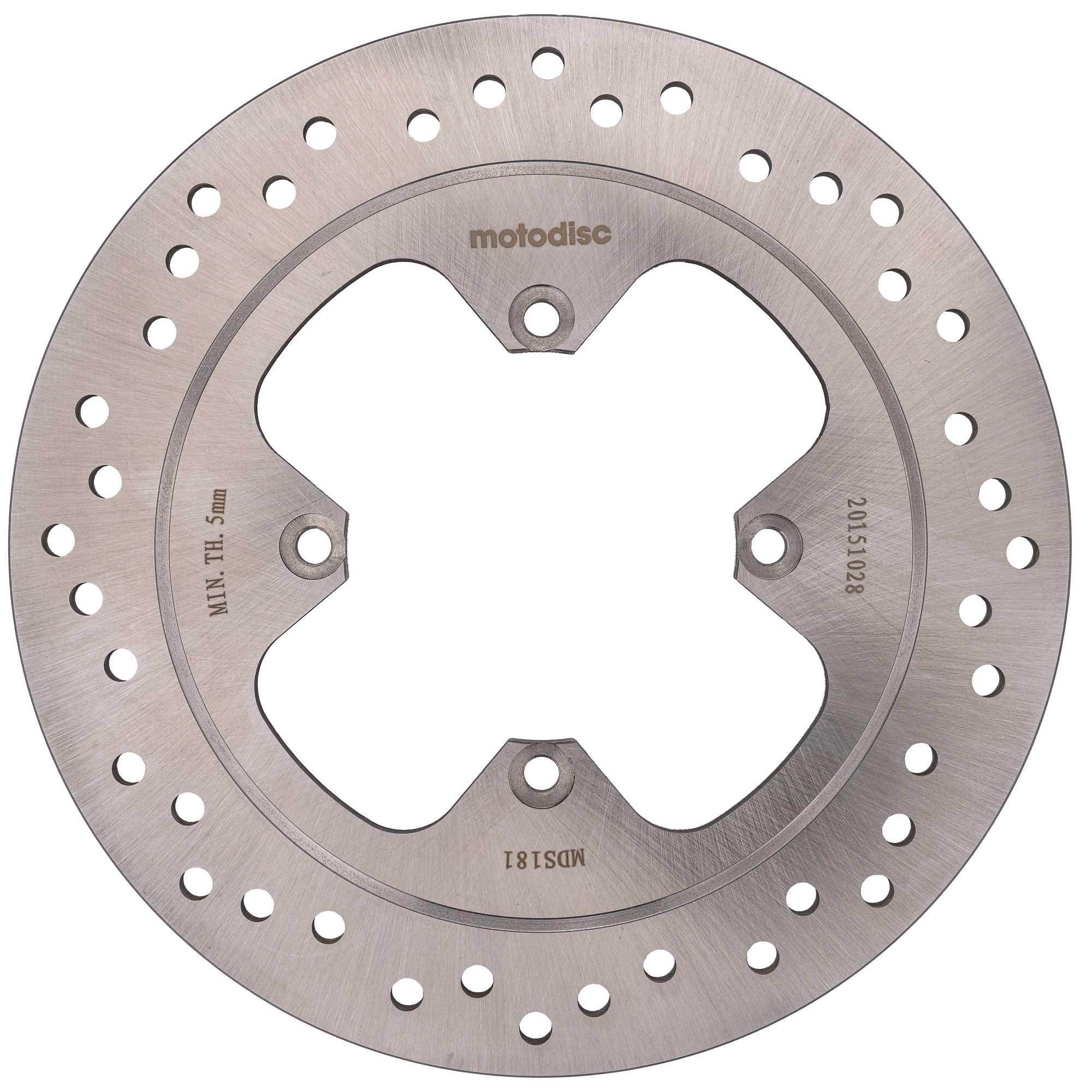 Mtx Performance Rear Solid Round Brake Disc - Honda Vfr750f 1989-96