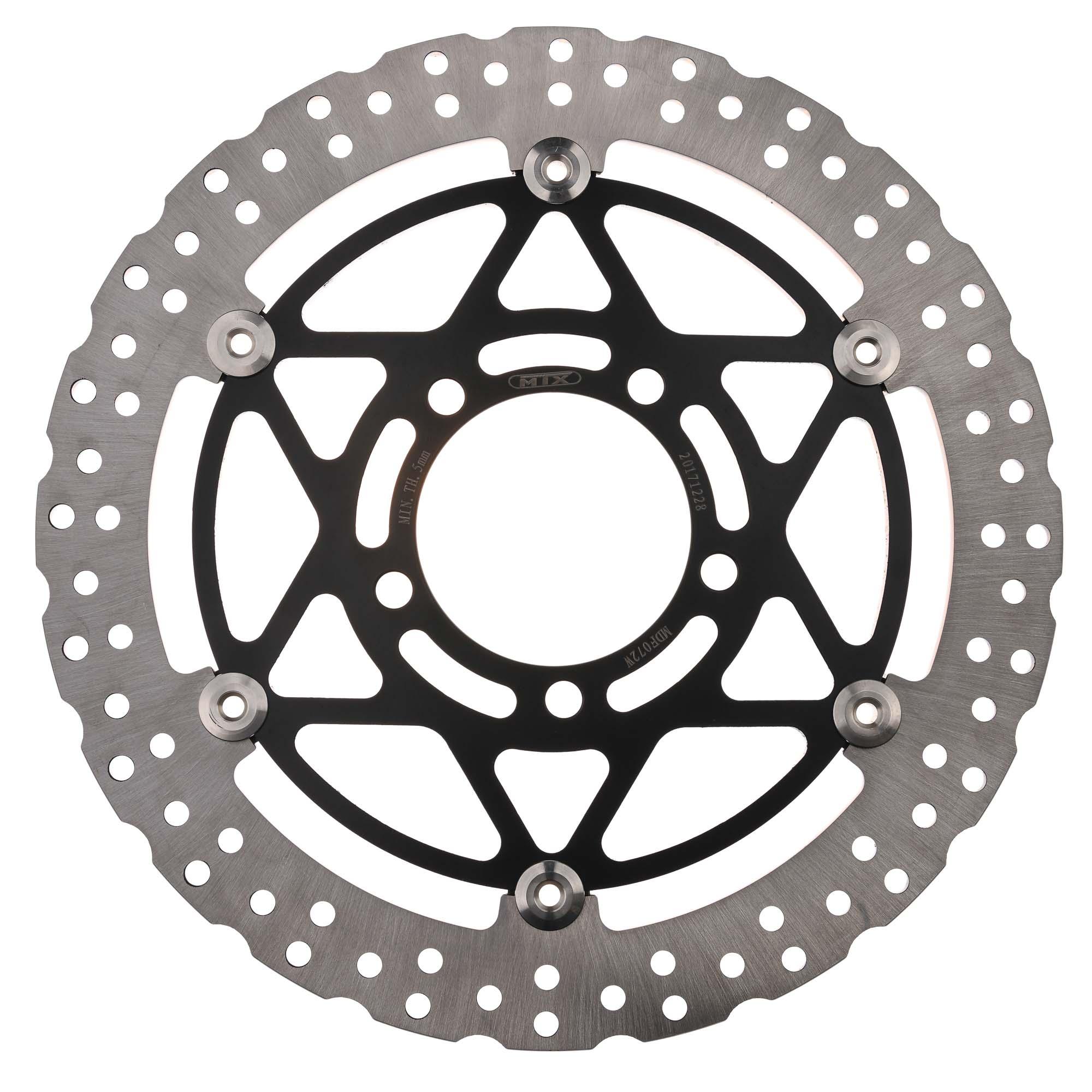 Mtx Performance Front Floating Wavy Brake Disc - Kawasaki Zx-6R Ninja 2008-11