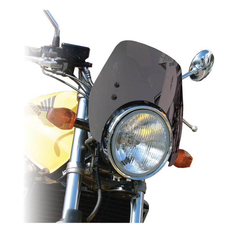 Airblade Dark Smoked Universal Fly Screen With Headlight Backet And Fitting Kit