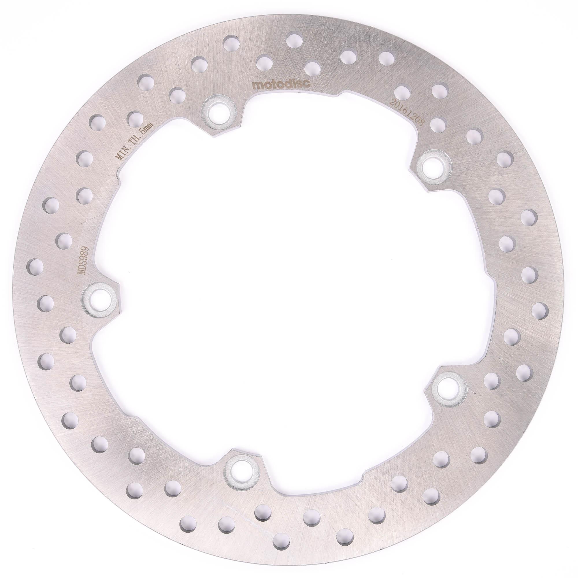 Mtx Performance Rear Solid Round Brake Disc - Honda Vfr1200 X Crosstourer 2012-18