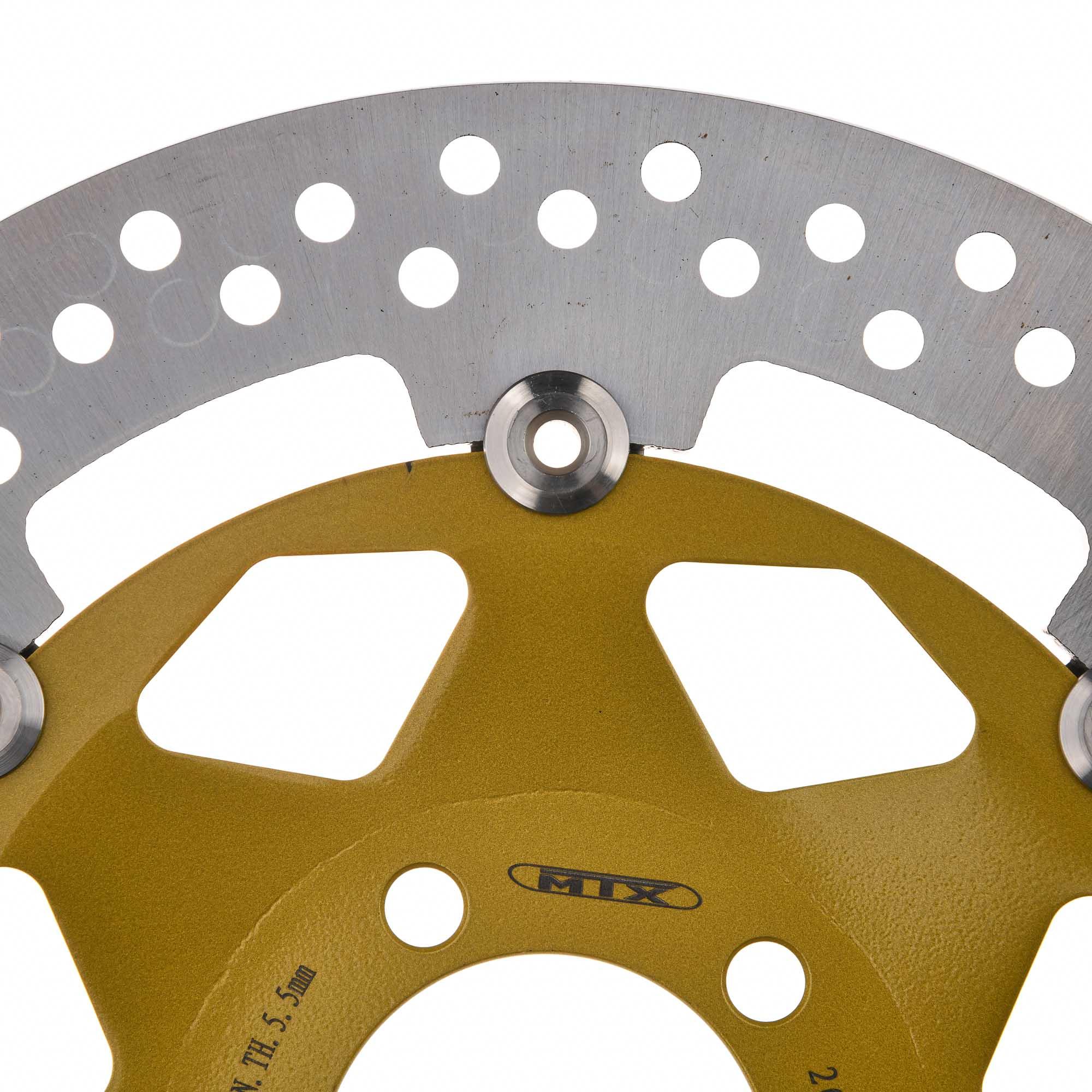 MTX Performance Front Floating Round Brake Disc - Kawasaki Z1000 & ZX-12R Ninja 2004-06 image 2