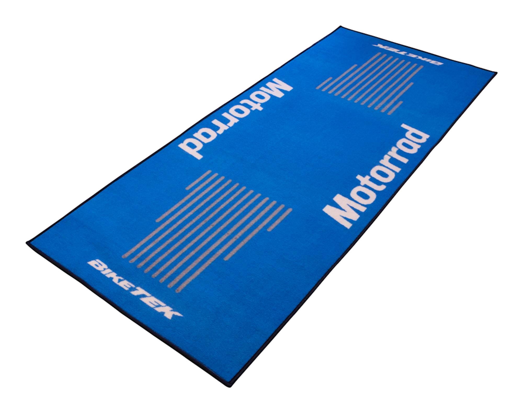 Biketek Blue Grgmat40 - Series 3 Motorrad Logo Garage Mat 190 X 80Cm