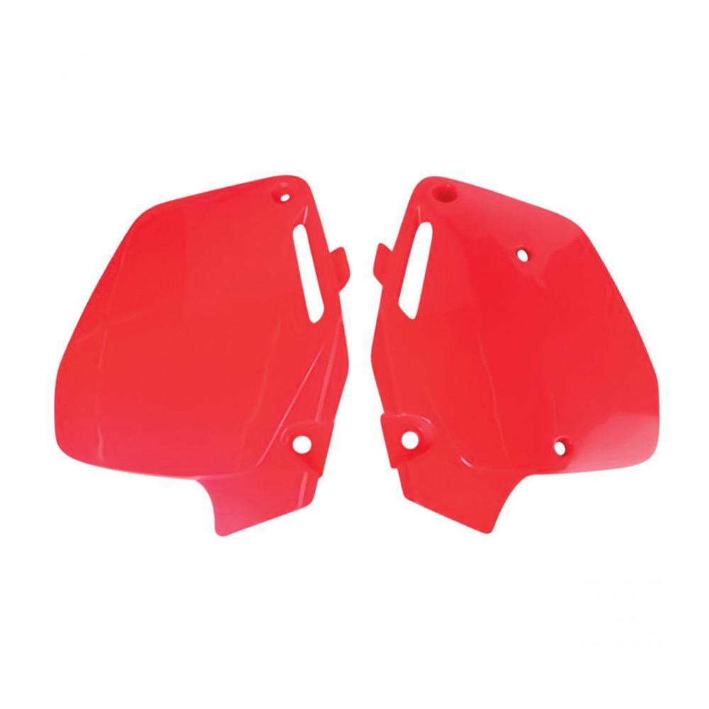 Polisport Fluorescent Red 8494700002 - Side Panels For Honda Cr125 1991-1992, Cr250 1990-1991 Fluorecsent Red