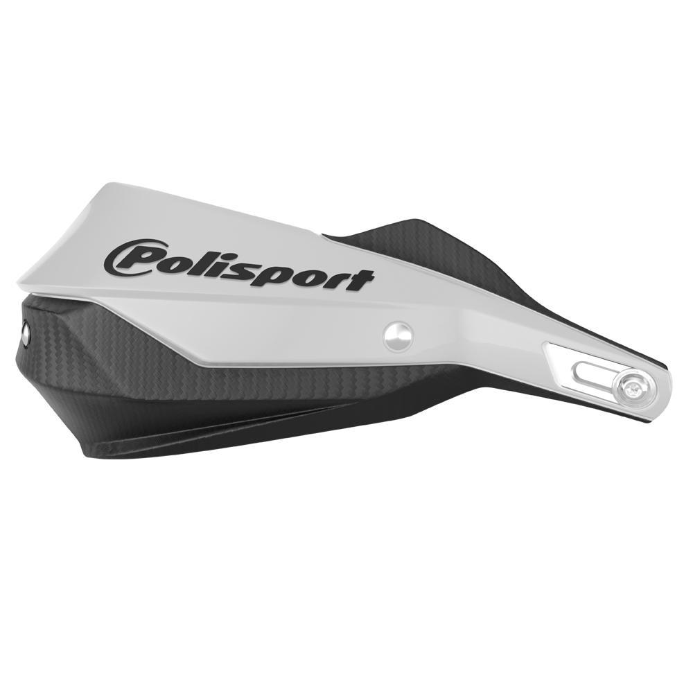 Polisport White|Black 8308800017 - Trail Blazer Hand Guards For Honda Africa Twin Crf1100l 2020-2024 White/Black