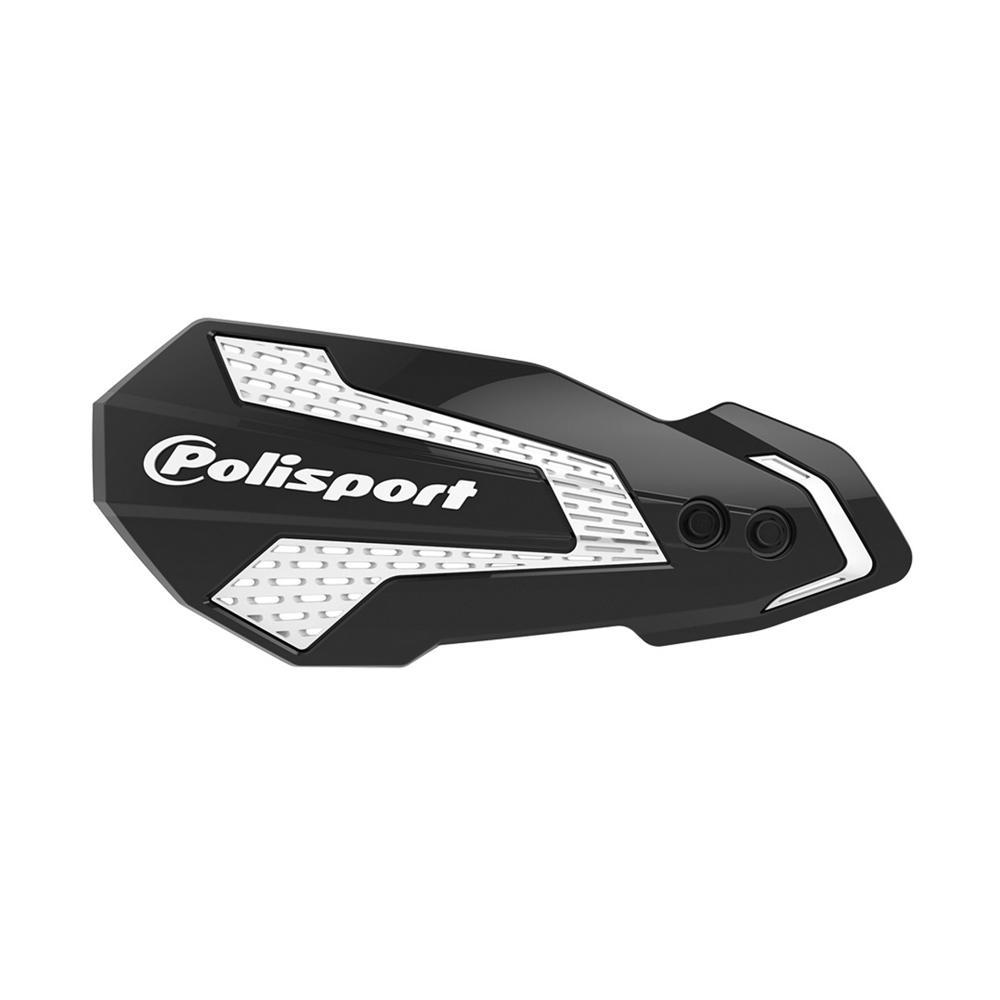 8308200060 - Polisport MX Flow Hand Guards Rieju MR 200/300 2021-2025 Black/white