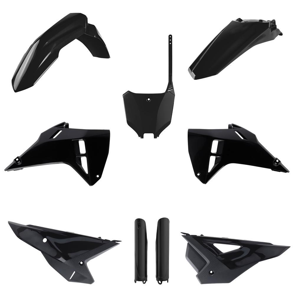 Polisport Black 91600 - Plastics Kit For Honda Crf250r 2025, Crf450r 2025
