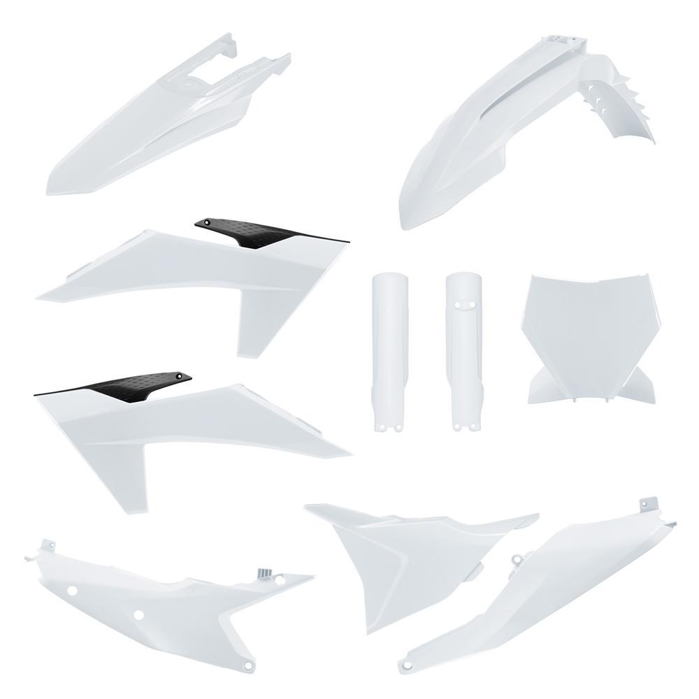 91287 - Polisport Plastics Kit For KTM SX 250/300 & SXF 250/350/450 2023-2024 White