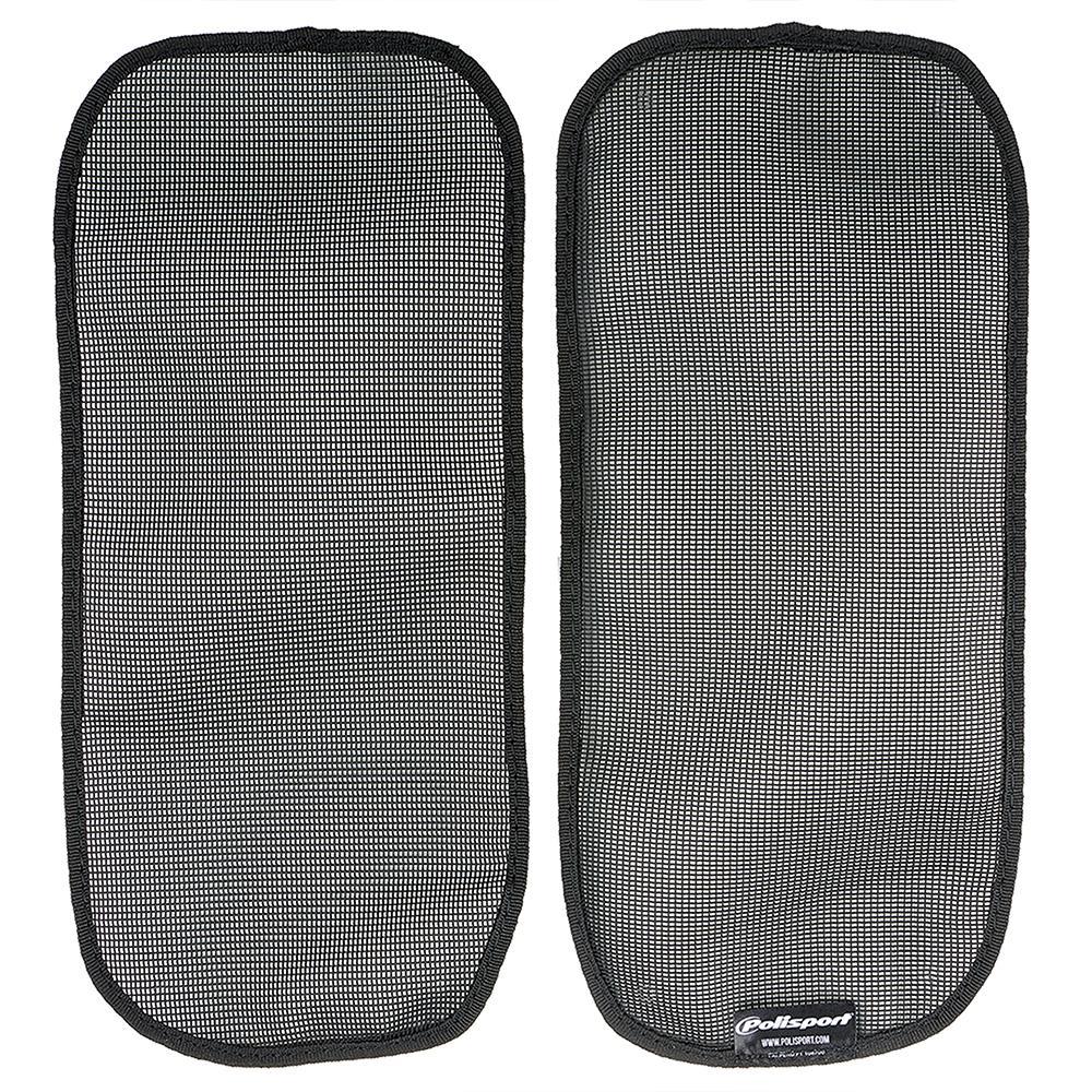 Polisport Black 8487800001 - Mesh Covers For Radiator Louvres For Yamaha Yz 125/250 2022-2025, Yz 125/250X 2023-2025