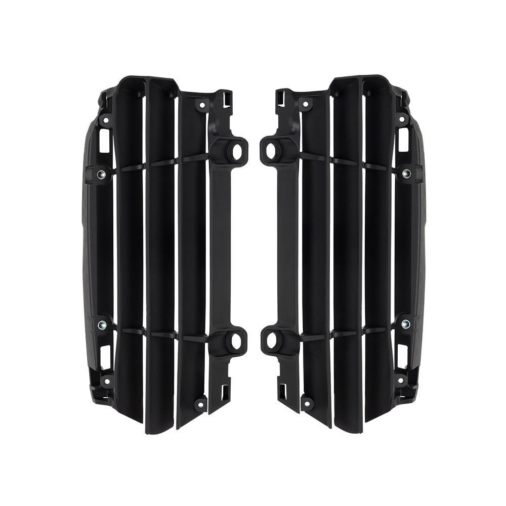 Polisport Black 8500300001 - Radiator Louvres For Ktm/Husqvarna/Gas Gas Sx/Sxf/Tc/Fc 2023-2024, Exc/Exc-F/Te/Fe 2024, Mc/Mc-F/Ec/Ec-F 2024