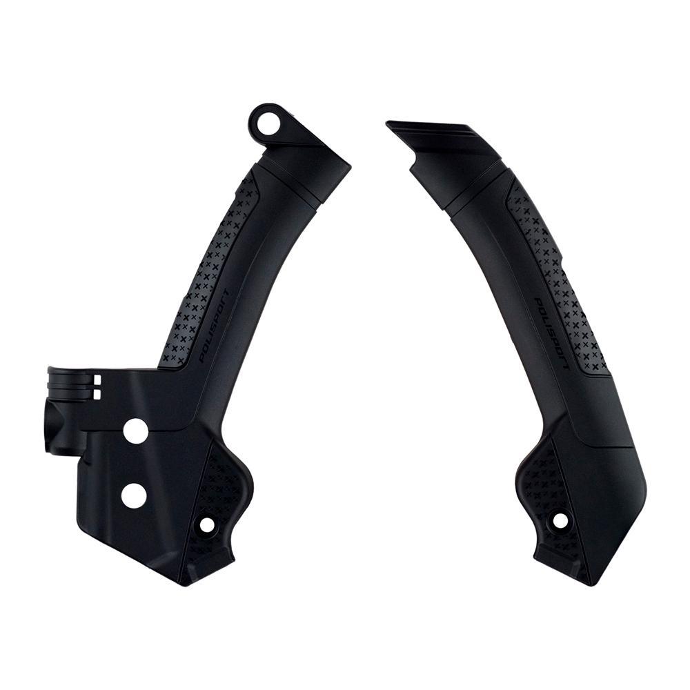 8500200001 - Polisport Frame Protectors For Husqvarna TC 125/250/300 & FC 250/350/450 2023-2025, TE 250/300 2024-2025 Black