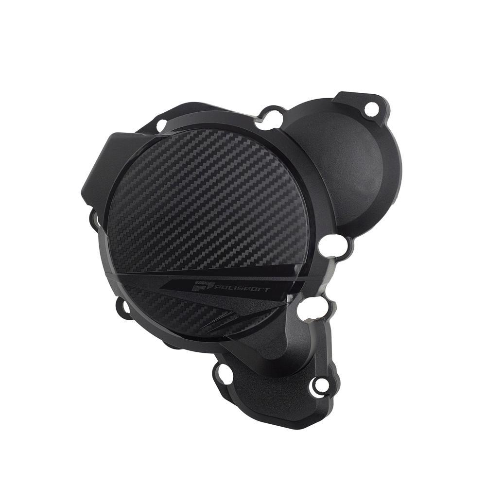 8504400001 - Polisport Ignition Cover Protector For KTM EXC 250/300 & Husqvarna TE 250/300I & Gas Gas EC 250/300 2024-2025 Black