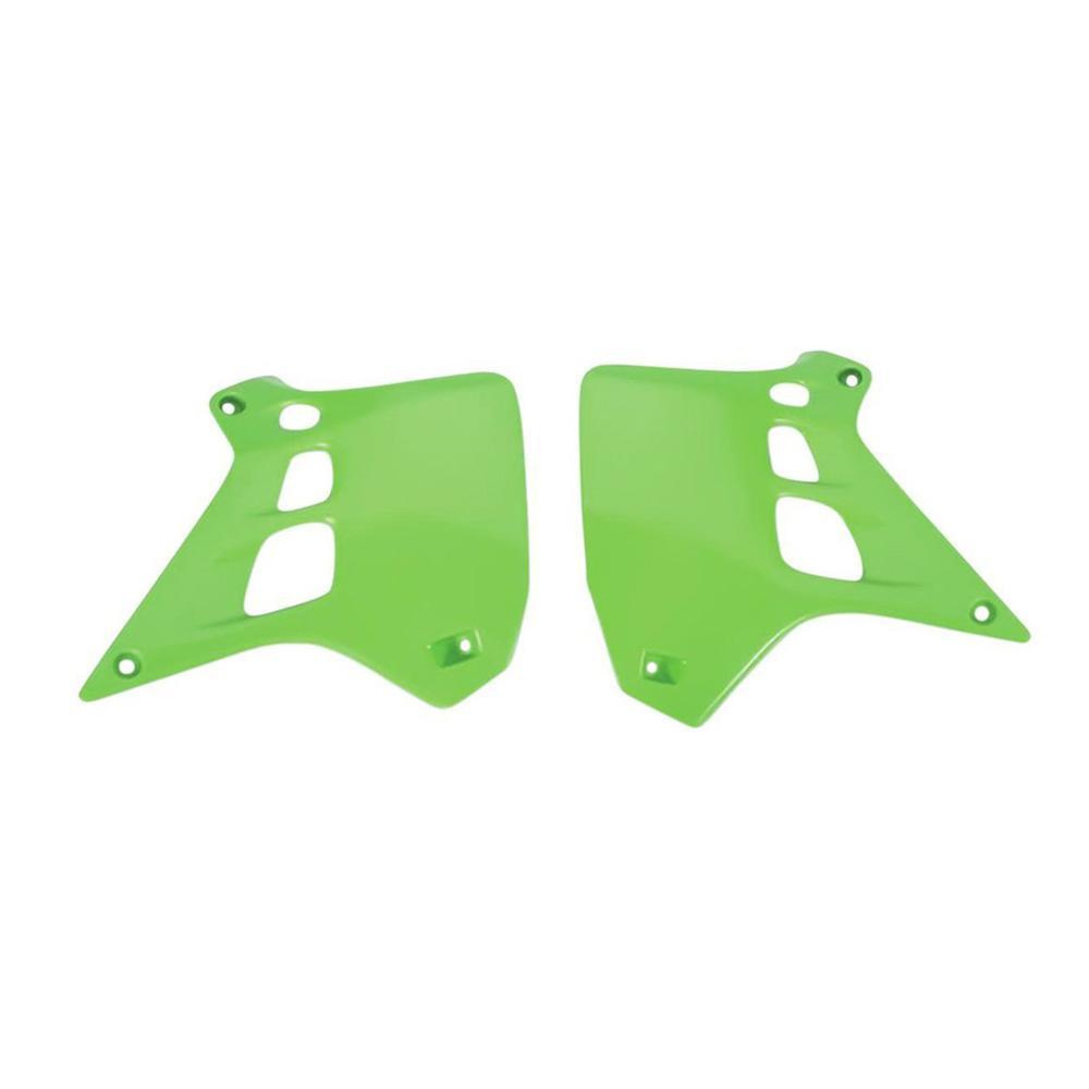 Polisport Green 8495800001 - Radiator Scoops For Kawasaki Kx250 1990-1991