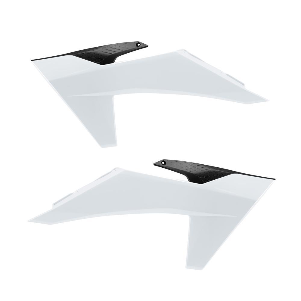 Polisport White 8478000002 - Radiator Scoops For Ktm Sx/Sxf 2023-2025, Exc/Exc-F 2024-2025 Black