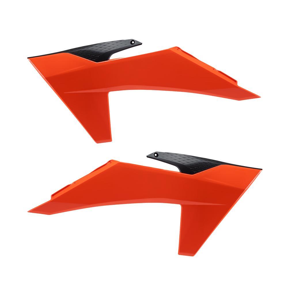 Polisport Orange 8478000001 - Radiator Scoops For Ktm Sx/Sxf 2023-2025, Exc/Exc-F 2024-2025 Black