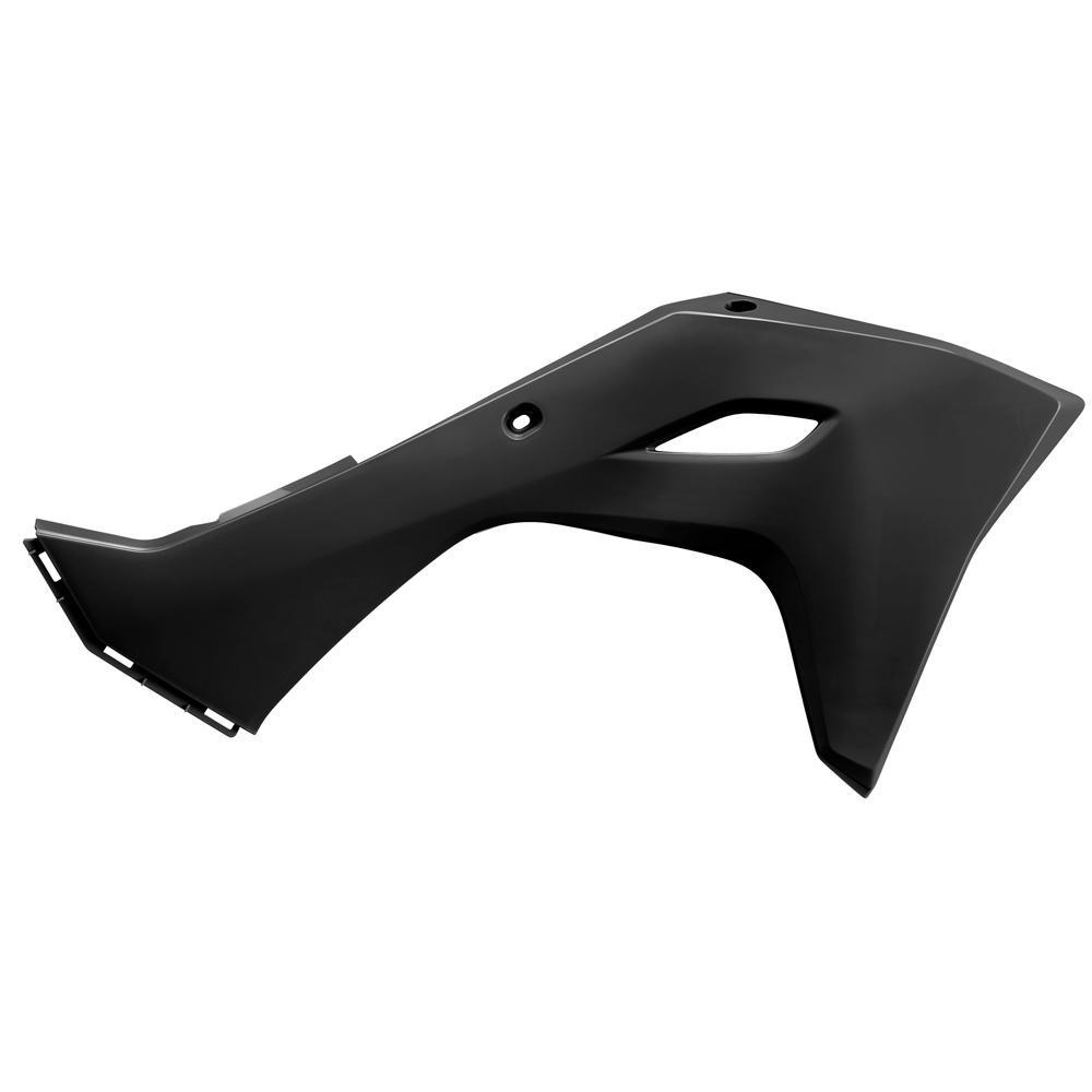 8500400002 - Polisport Radiator Scoops For Kawasaki KXF250 2025-2026, KXF450 2024-2026 Black