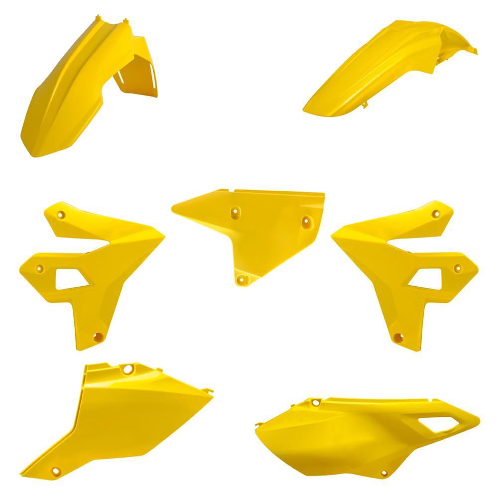 91588 - Polisport Plastics Kit For Suzuki DRZ400 2000-2025 Restyling Kit Yellow