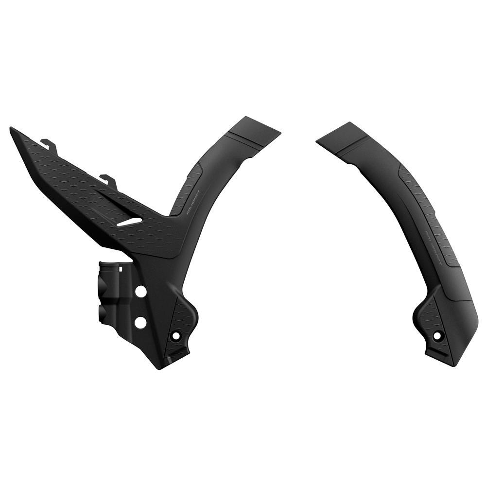 8500100001 - Polisport Frame Protectors For KTM SX/SXF 2023-2025, EXC/EXC-F 2024-2025 Black