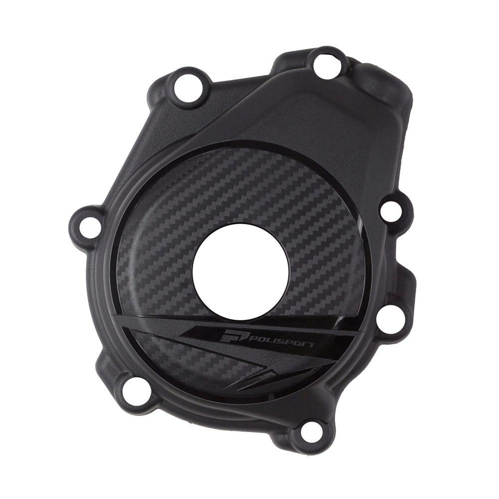 8499200001 - Polisport Ignition Cover Protector For KTM SXF450 & Husqvarna FC450 2023-2025, Gas Gas MC450F & EX450F 2024-2025 Black