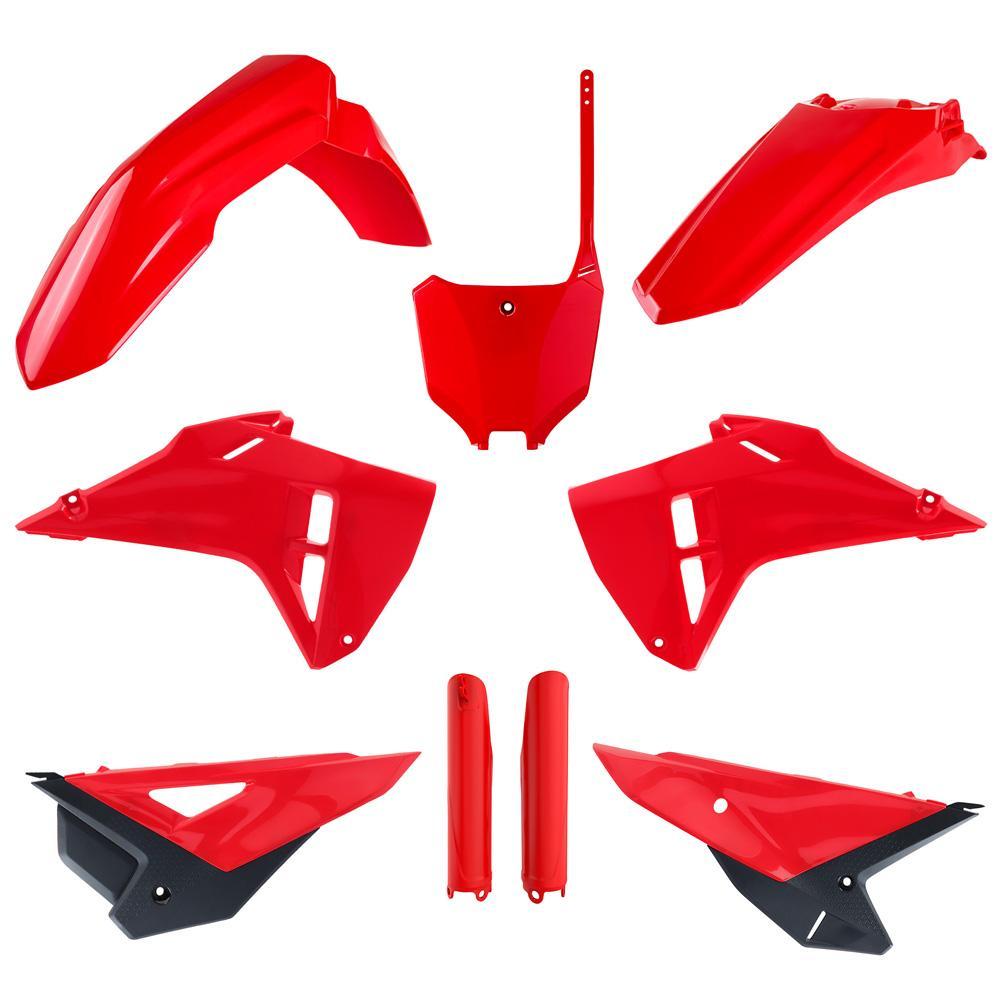 Polisport Red 91617 - Restyle Plastics Kit For Honda Crf250r 2022-2024, Crf450r 2021-2024 (Restyle To Crf 2025)