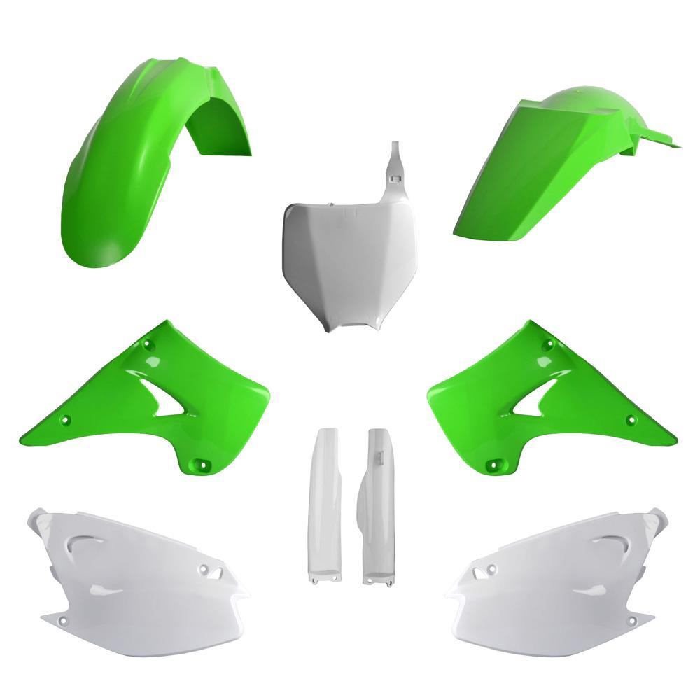 Polisport Oem 91480 - Plastics Kit For Kawasaki Kx 125/250 2004-2008