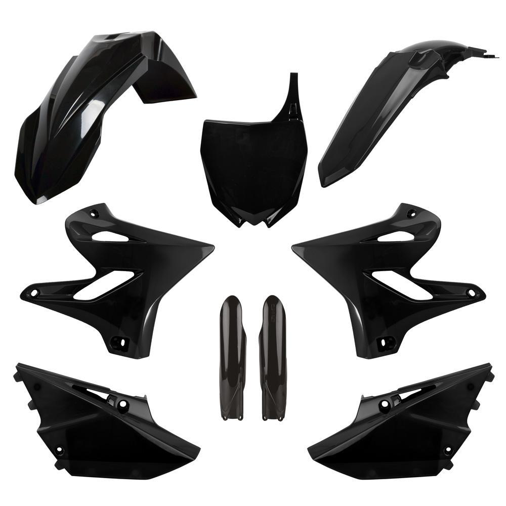 91390 - Polisport Plastics Kit For Yamaha YZ 125/250 2015-2021 Black
