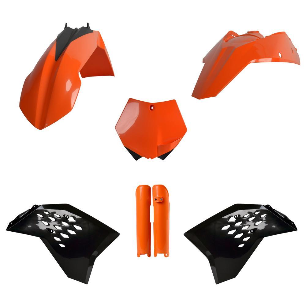 91561 - Polisport Plastics Kit For KTM SX 125/250 & SXF250 2007-2010 OEM